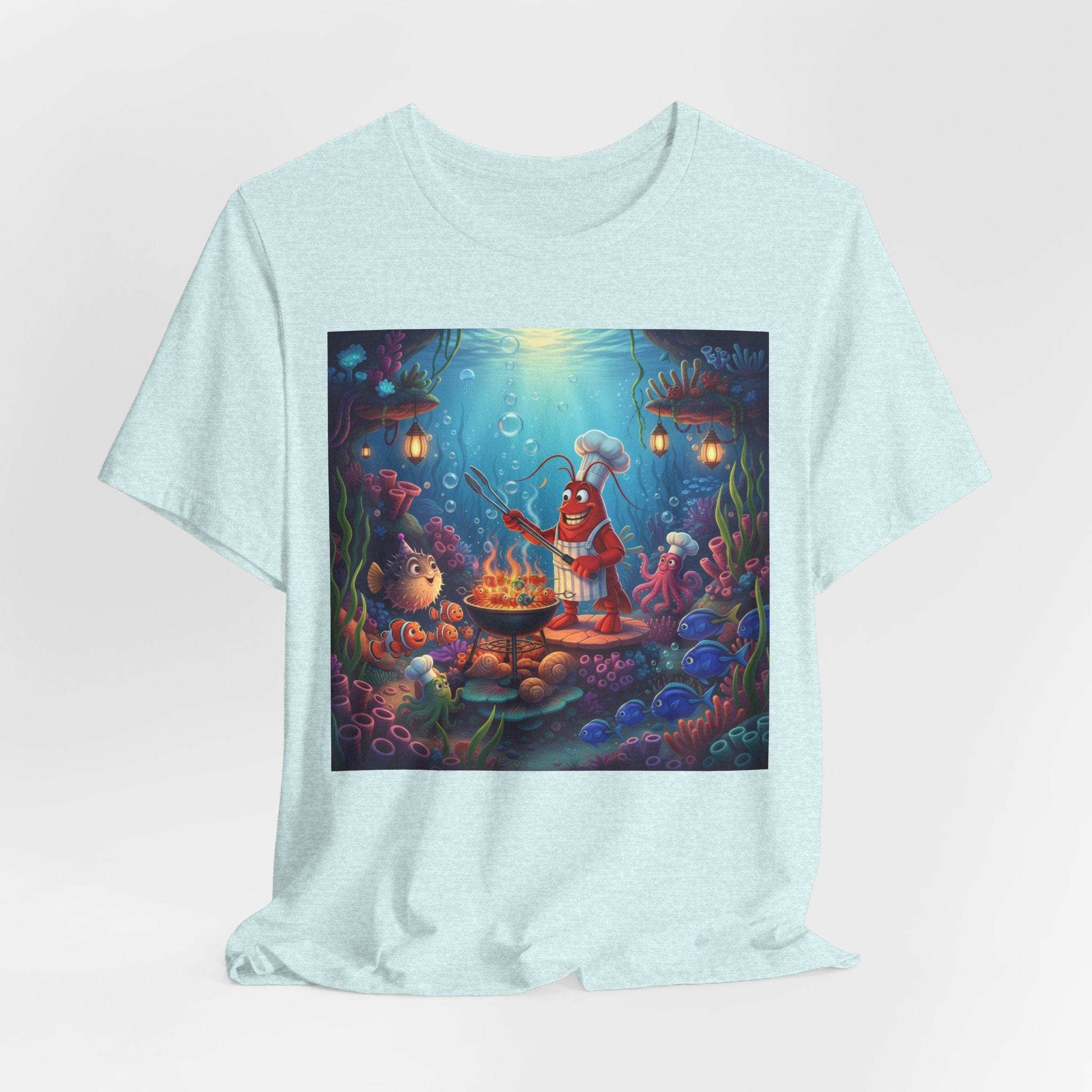 Underwater Creature Scene T-Shirt — Sea Creature Party Tee
