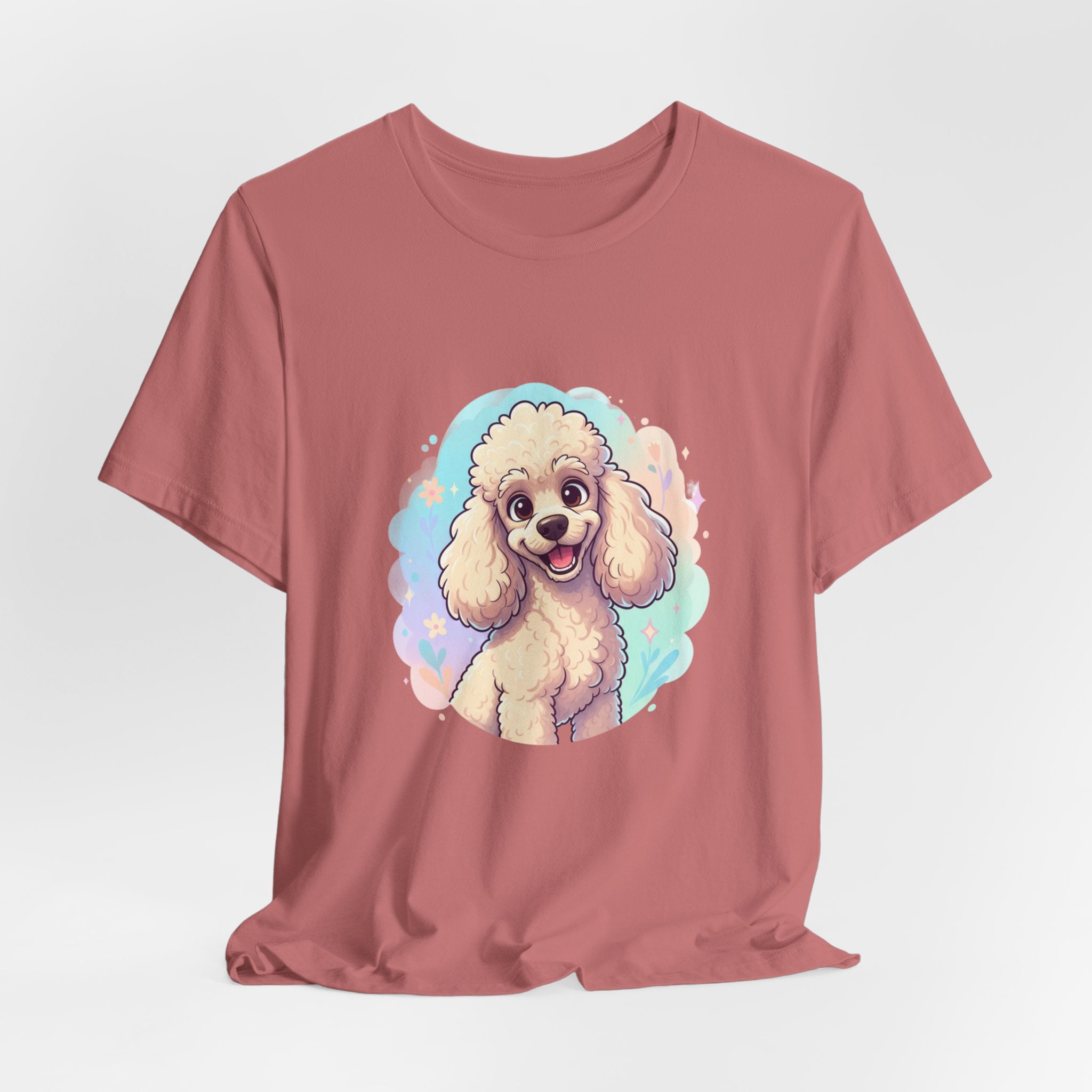 Poodle Tee — Cartoon Poodle Dog T‑Shirt