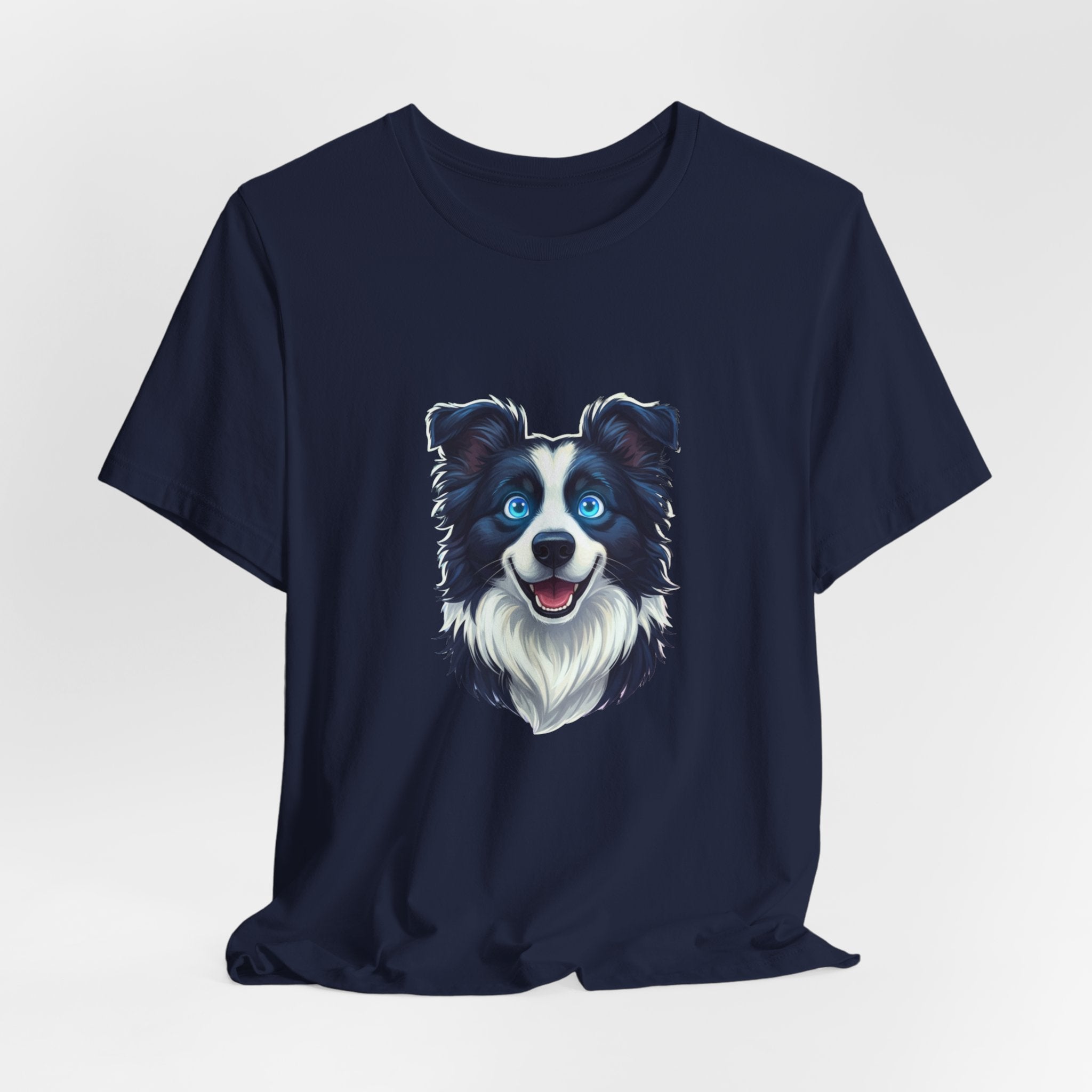 Border Collie Portrait Tee — Dog Lover Shirt