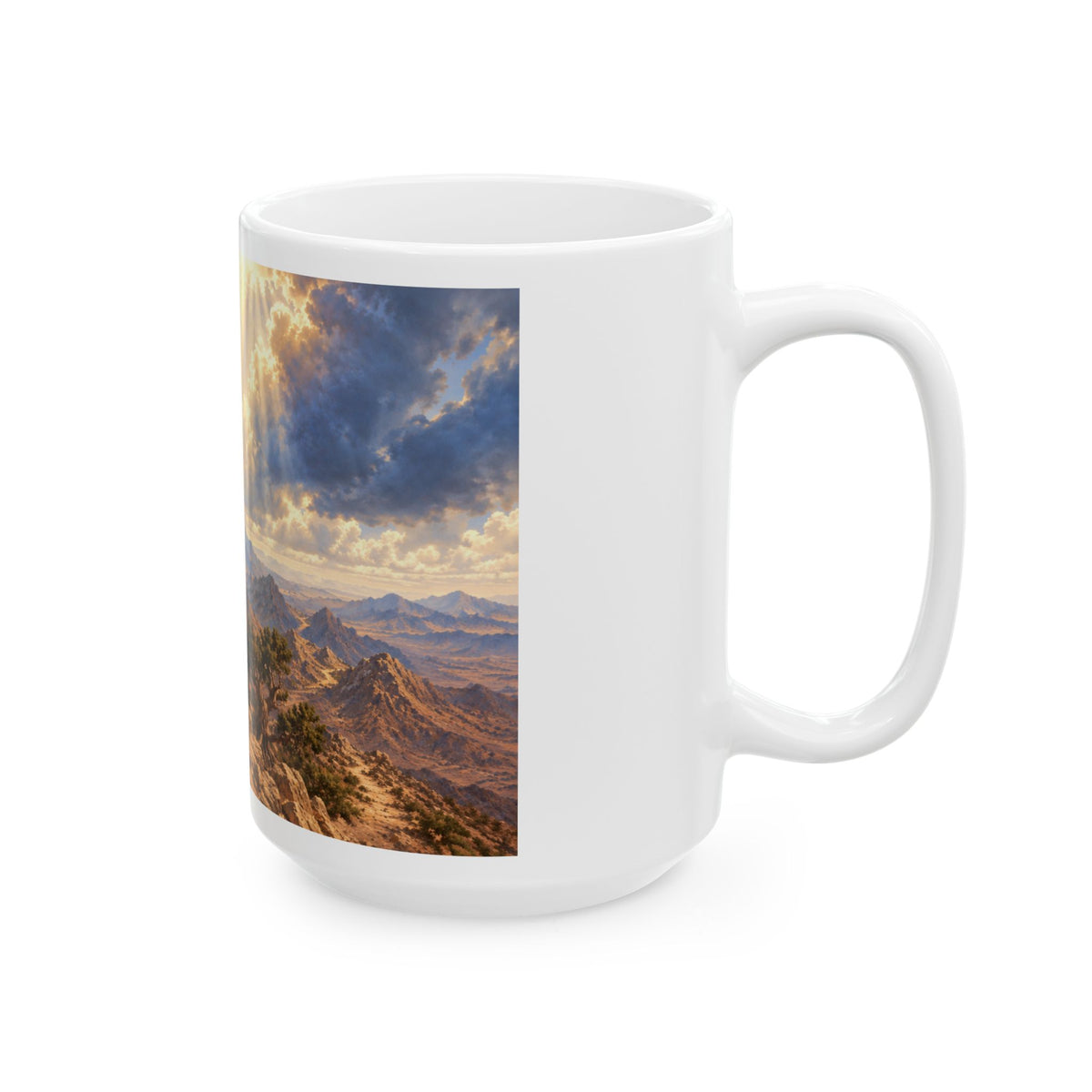 Hulabuloo — Moses Ten Commandments — Bible Ceramic Mug