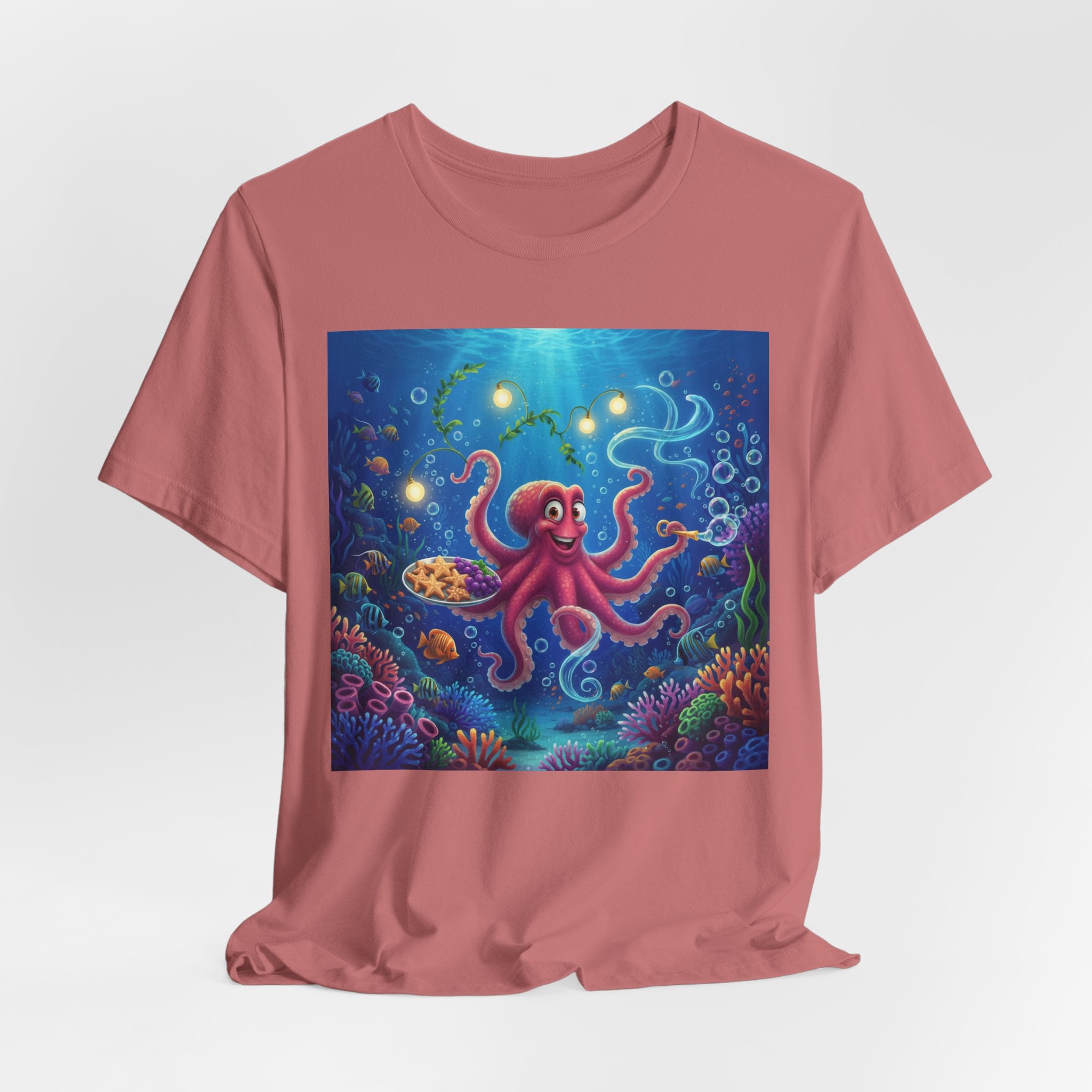 Octopus Ocean Tee — Colorful Underwater Sea Life T-Shirt