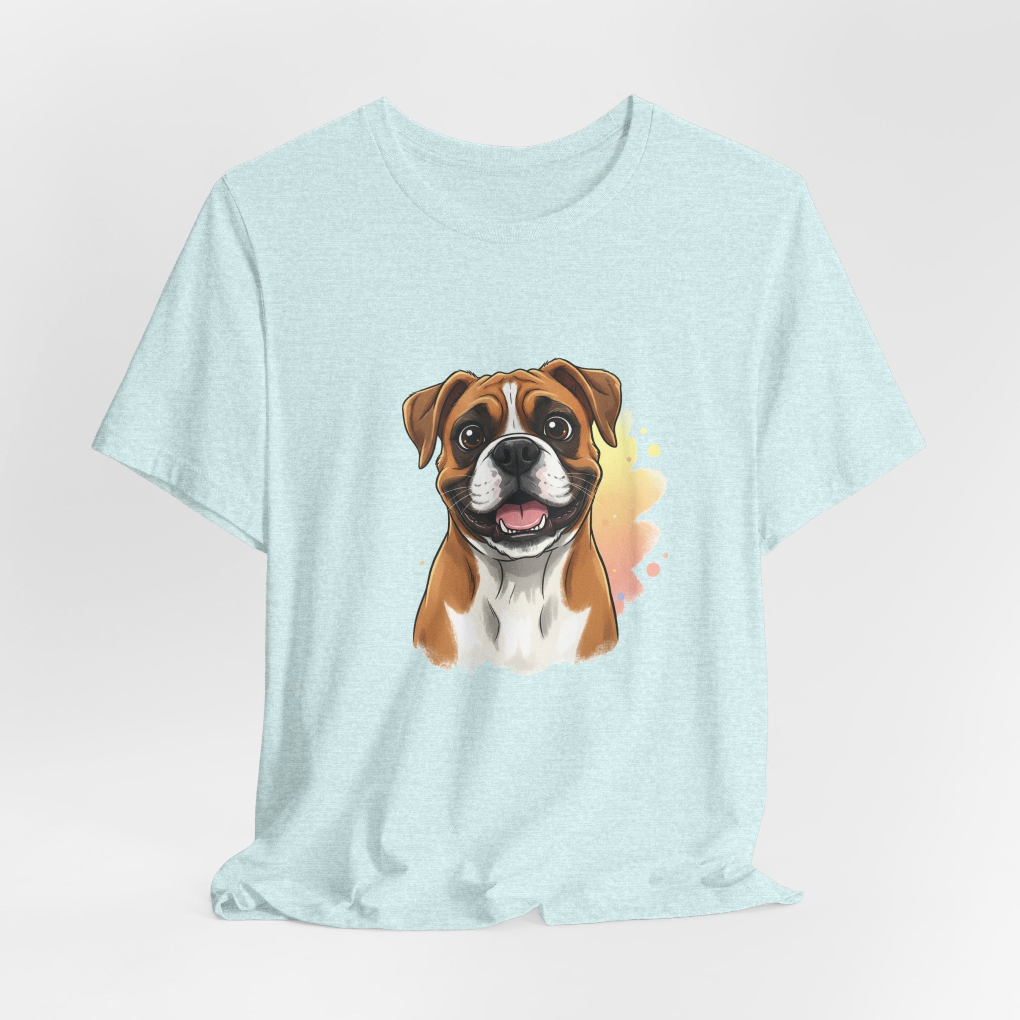 Boxer Dog T-Shirt — Cute Happy Boxer Portrait Tee