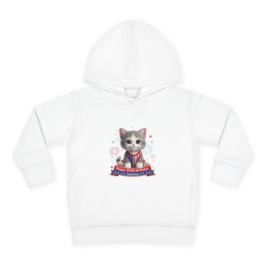 Kitties — 'Happy Birthday America' — Toddler Hoodie