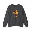Axolotl Pirate Girl Crewneck Sweatshirt — Cute Pirate Axolotl Graphic
