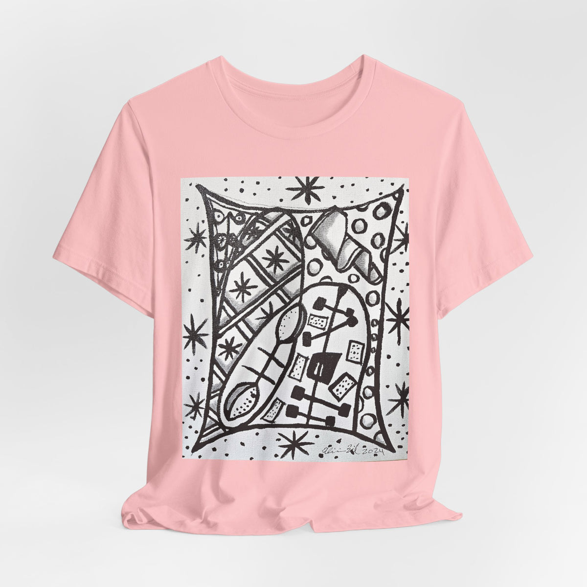 Alicia Wilson — Abstract Black & White Art — T-Shirt
