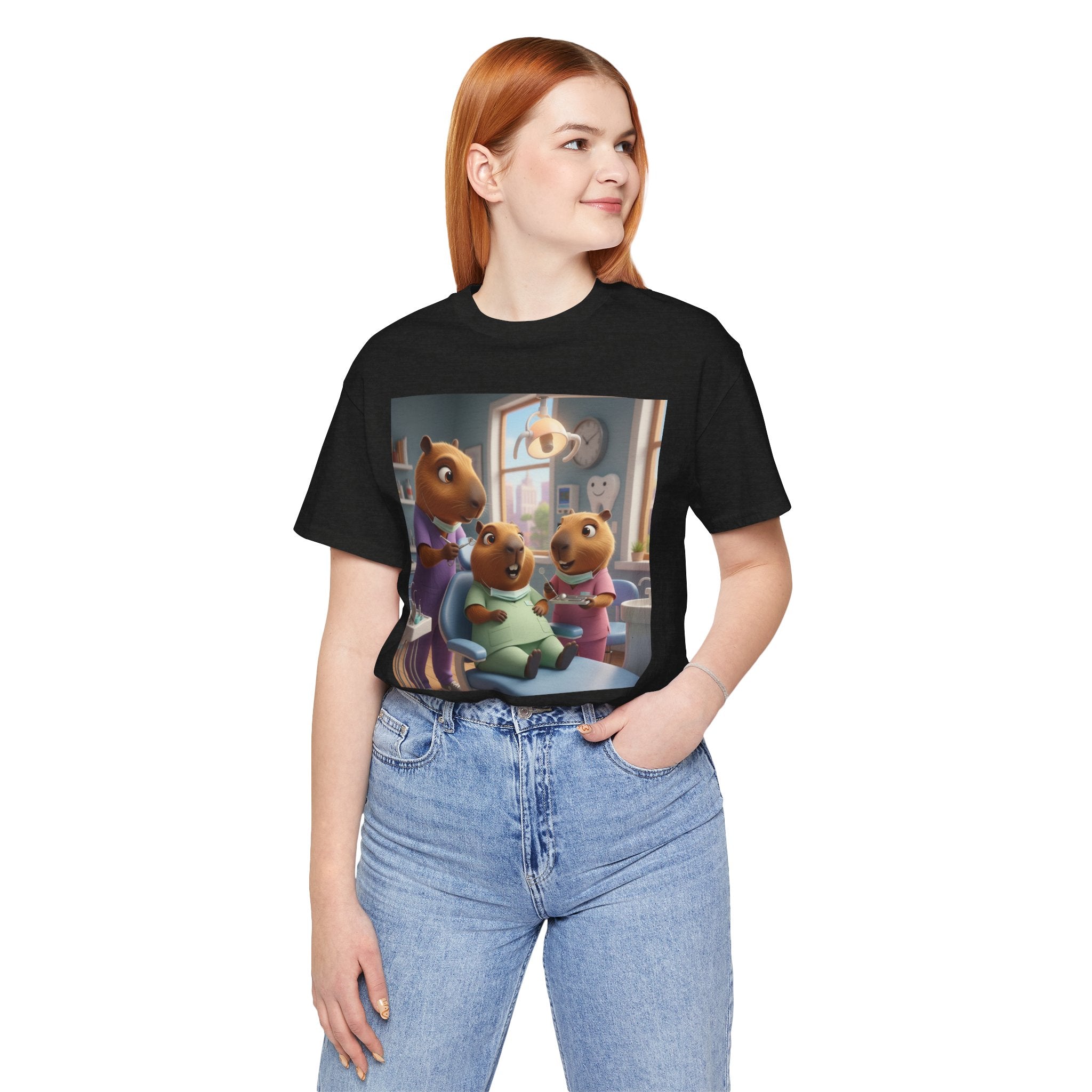 Capybara Dentist Scene T‑Shirt