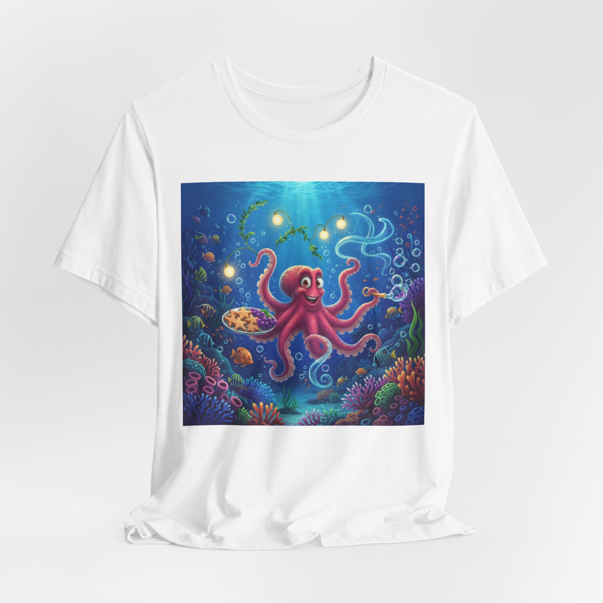Octopus Ocean Tee — Colorful Underwater Sea Life T-Shirt