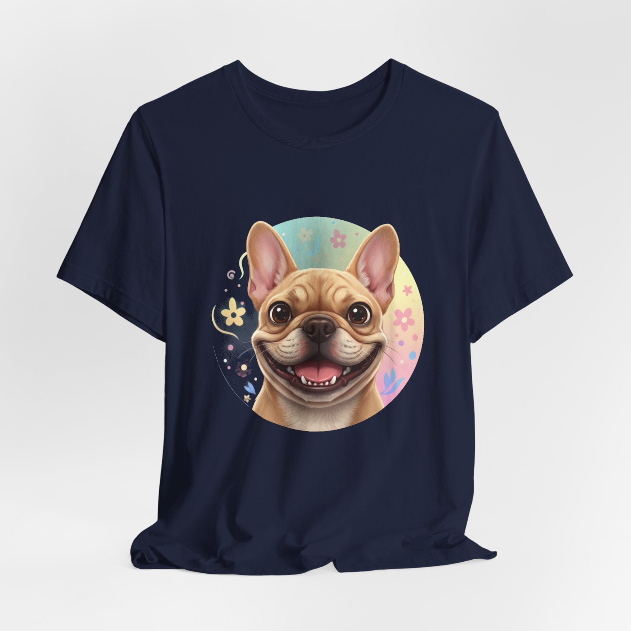 French Bulldog Smile T-Shirt — Cute Happy Dog Graphic Tee
