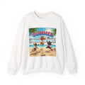 Kitties Summer Beach Volleyball Sweatshirt — Cute Kitties Playing at the Beach