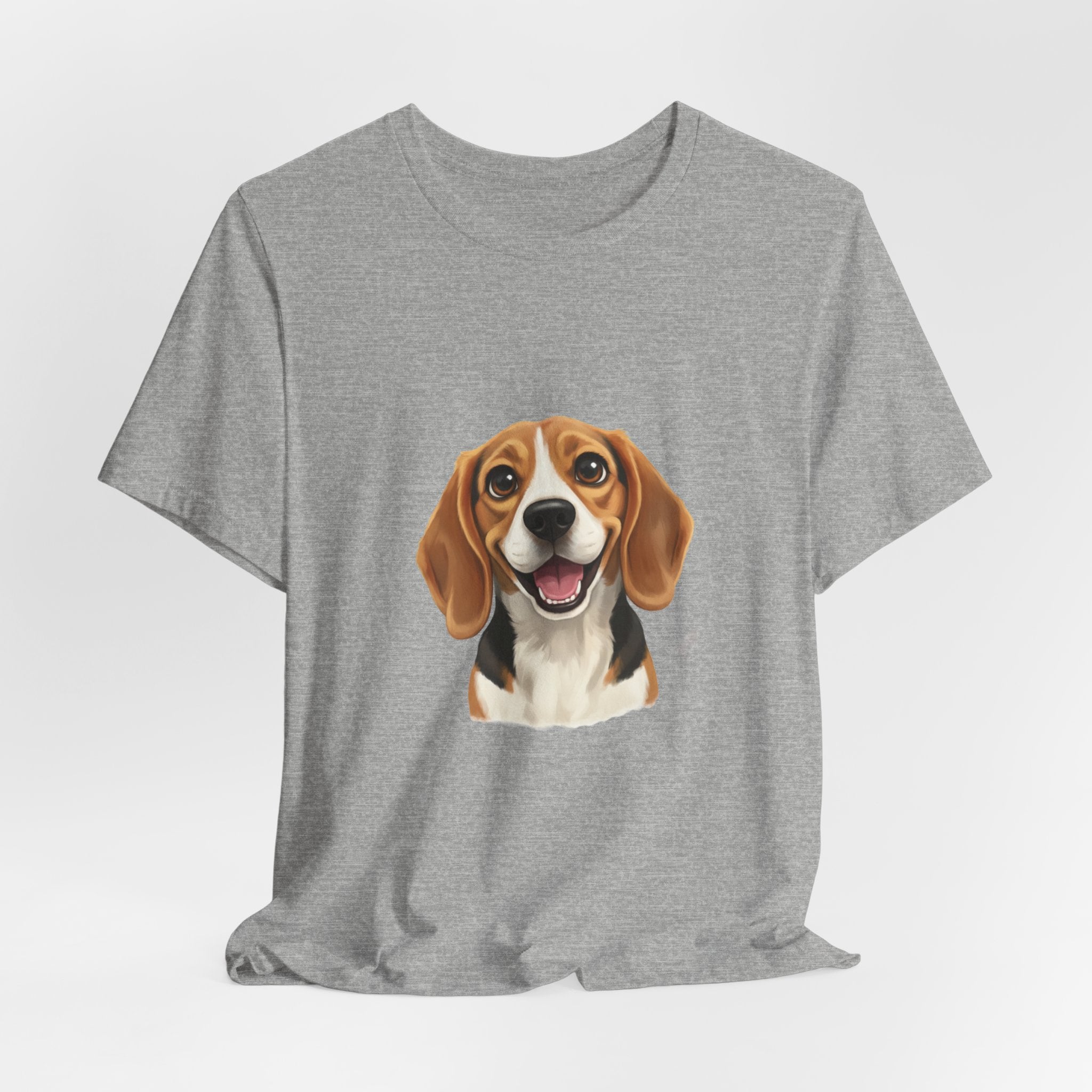 Beagle Portrait T‑Shirt — Cute Happy Dog Tee for Pet Lovers