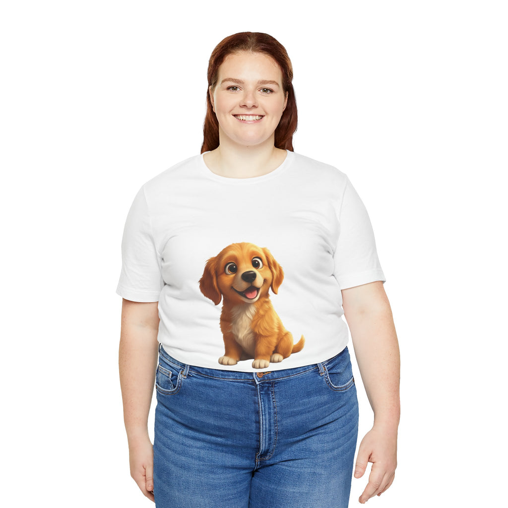 Puppy Graphic Tee — Adorable Golden Retriever Puppy T-Shirt