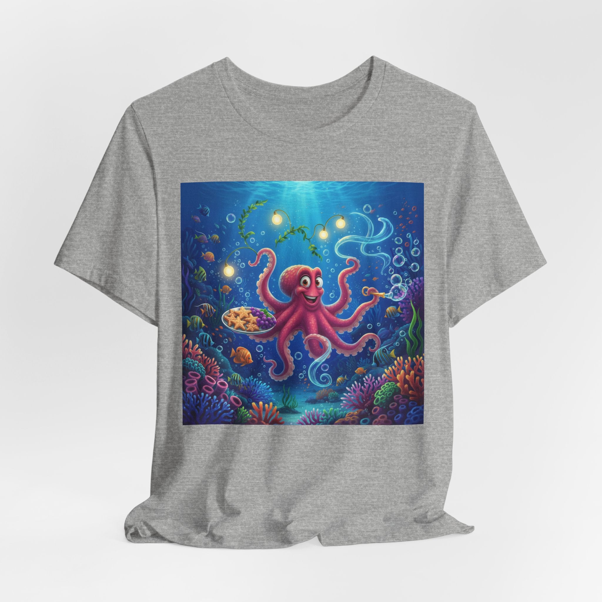 Octopus Ocean Tee — Colorful Underwater Sea Life T-Shirt
