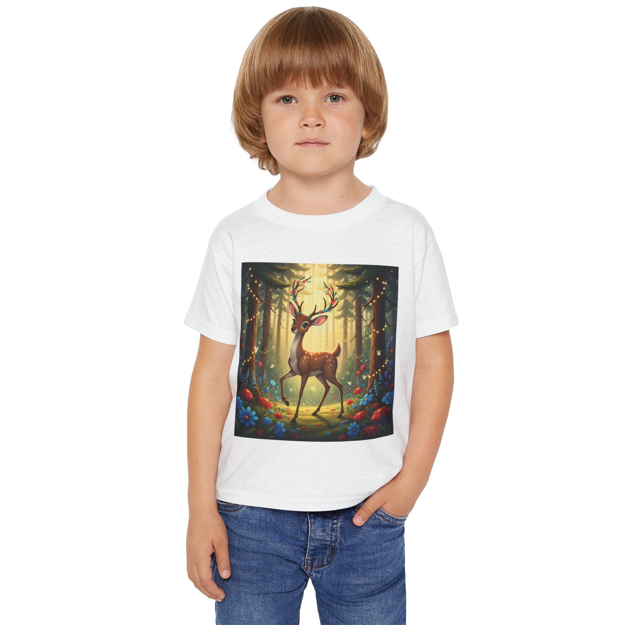 Hulabuloo — Deer — Forest Party Toddler T-Shirt