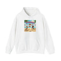 Kitties Summer Beach Volleyball Hoodie | Cute Cat Vacation Graphic Sweatshirt