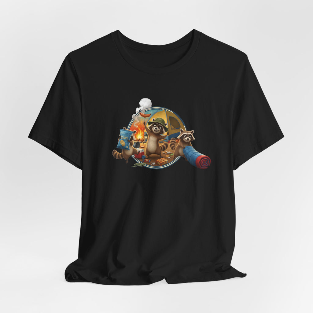 Raccoon Raiding the Camp Graphic Tee