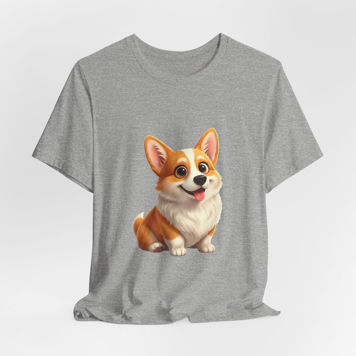 Corgi Cute Corgi Graphic Tee — Adorable Cartoon Dog T-Shirt