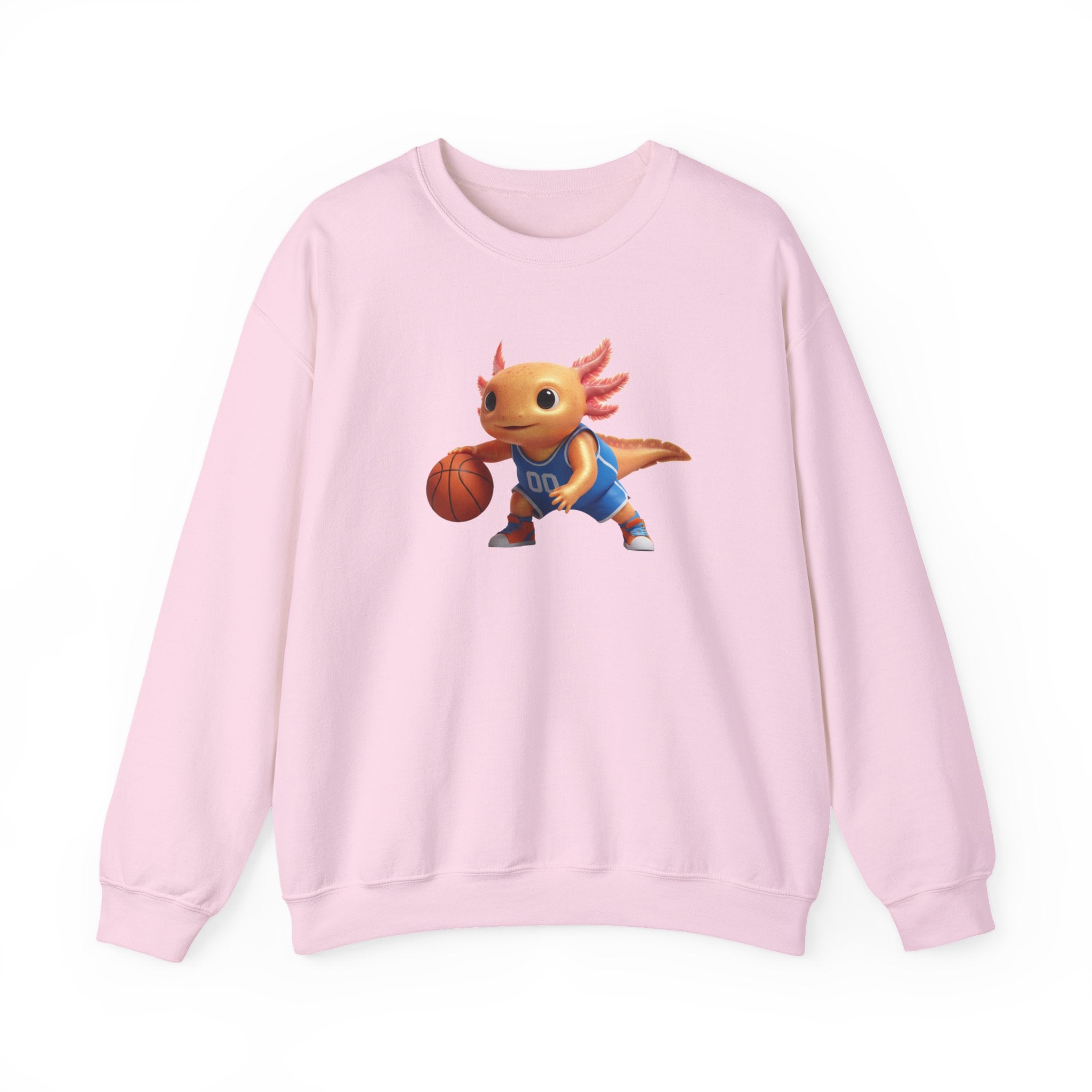 Axolotl Basketball Crewneck Sweatshirt