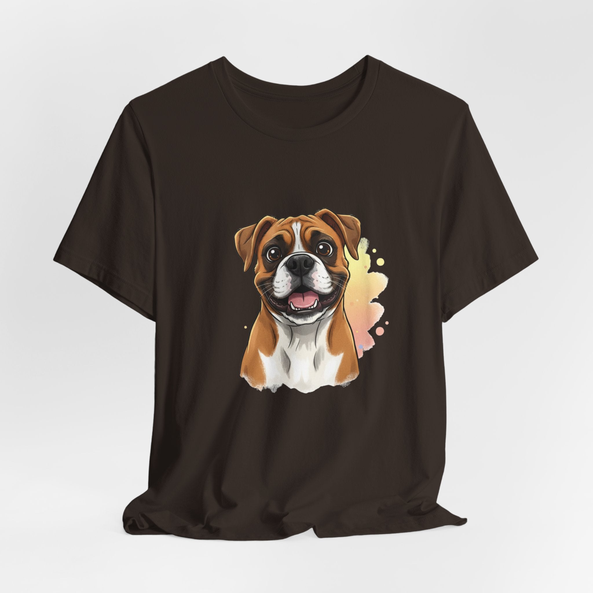 Boxer Dog T-Shirt — Cute Happy Boxer Portrait Tee