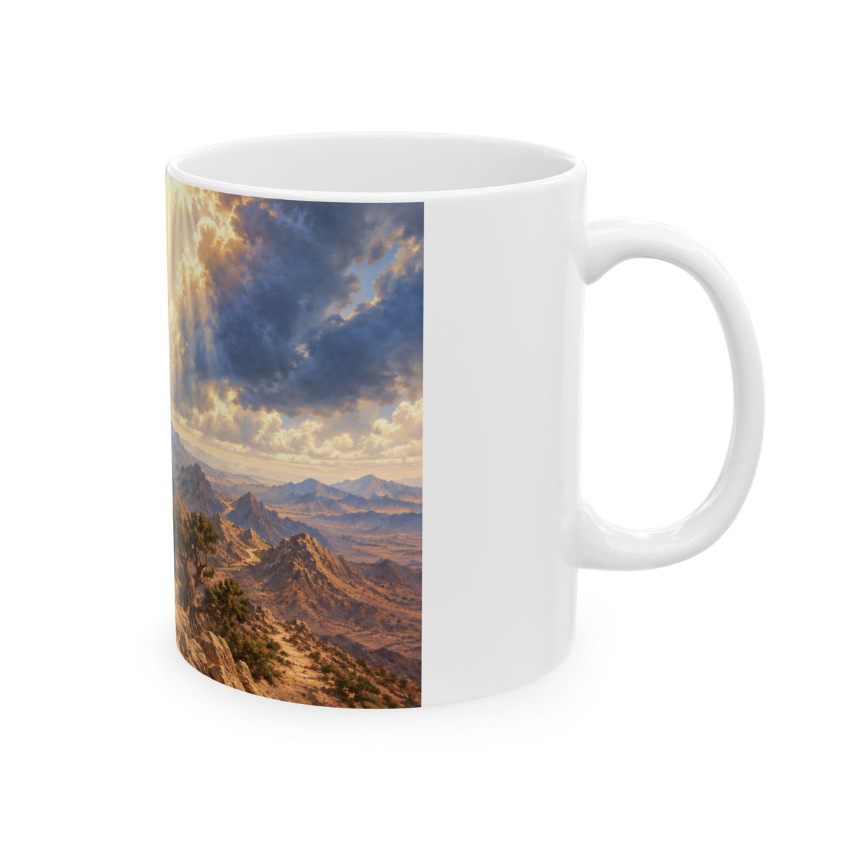 Hulabuloo — Moses Ten Commandments — Bible Ceramic Mug