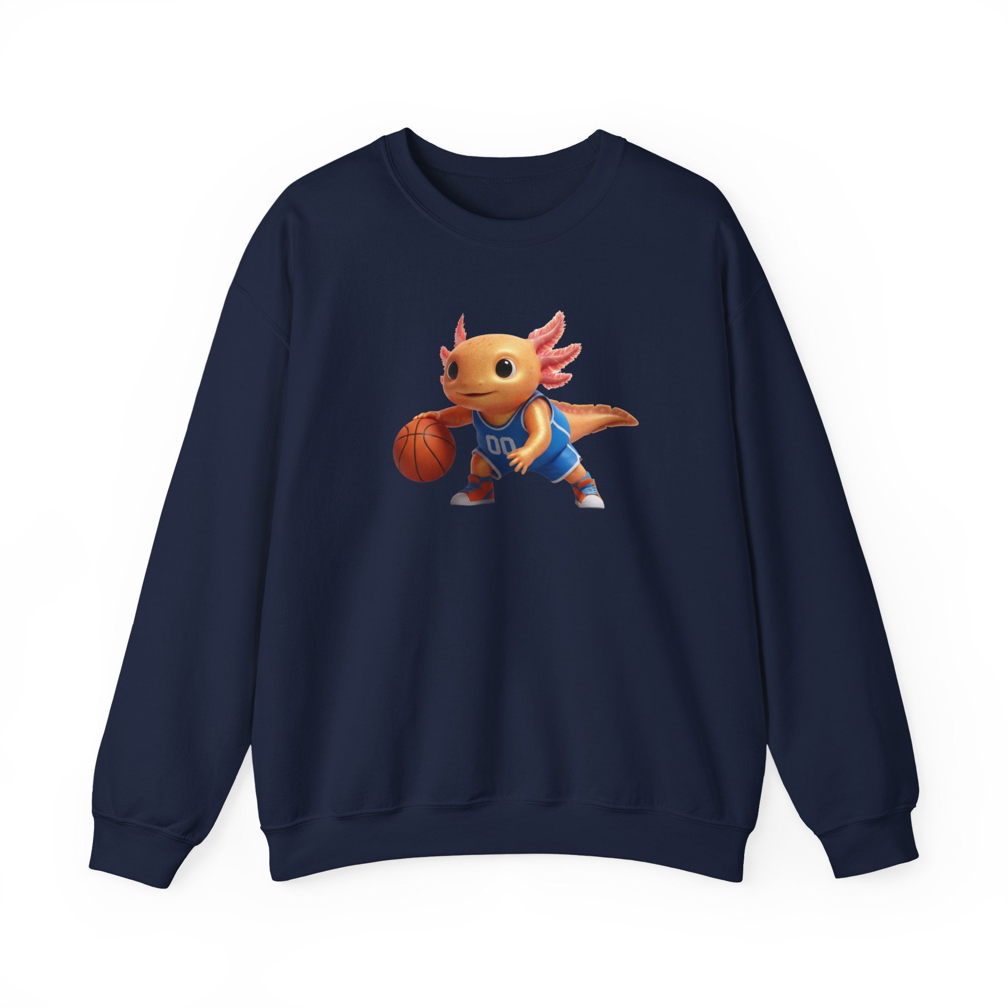 Axolotl Basketball Crewneck Sweatshirt