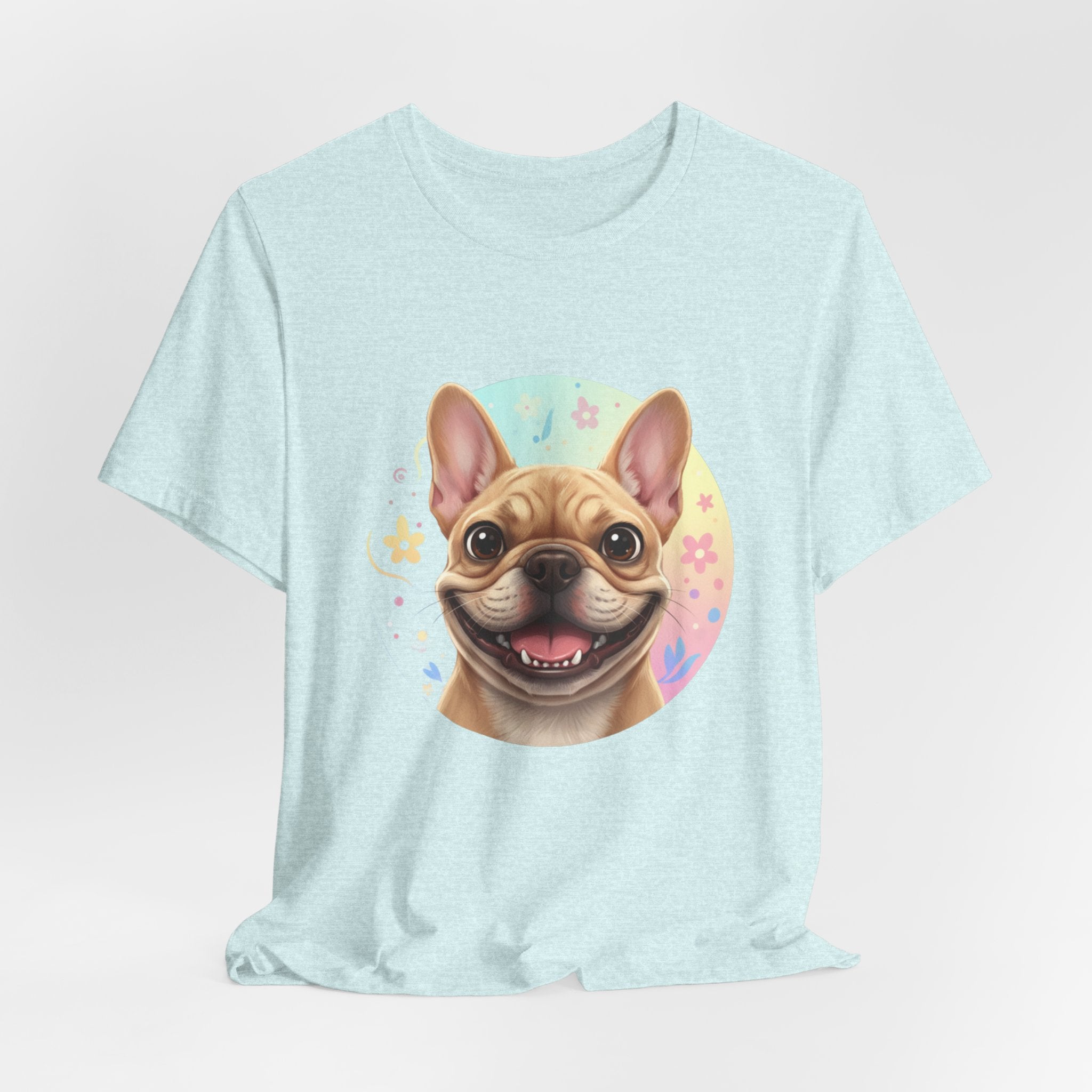 French Bulldog Smile T-Shirt — Cute Happy Dog Graphic Tee