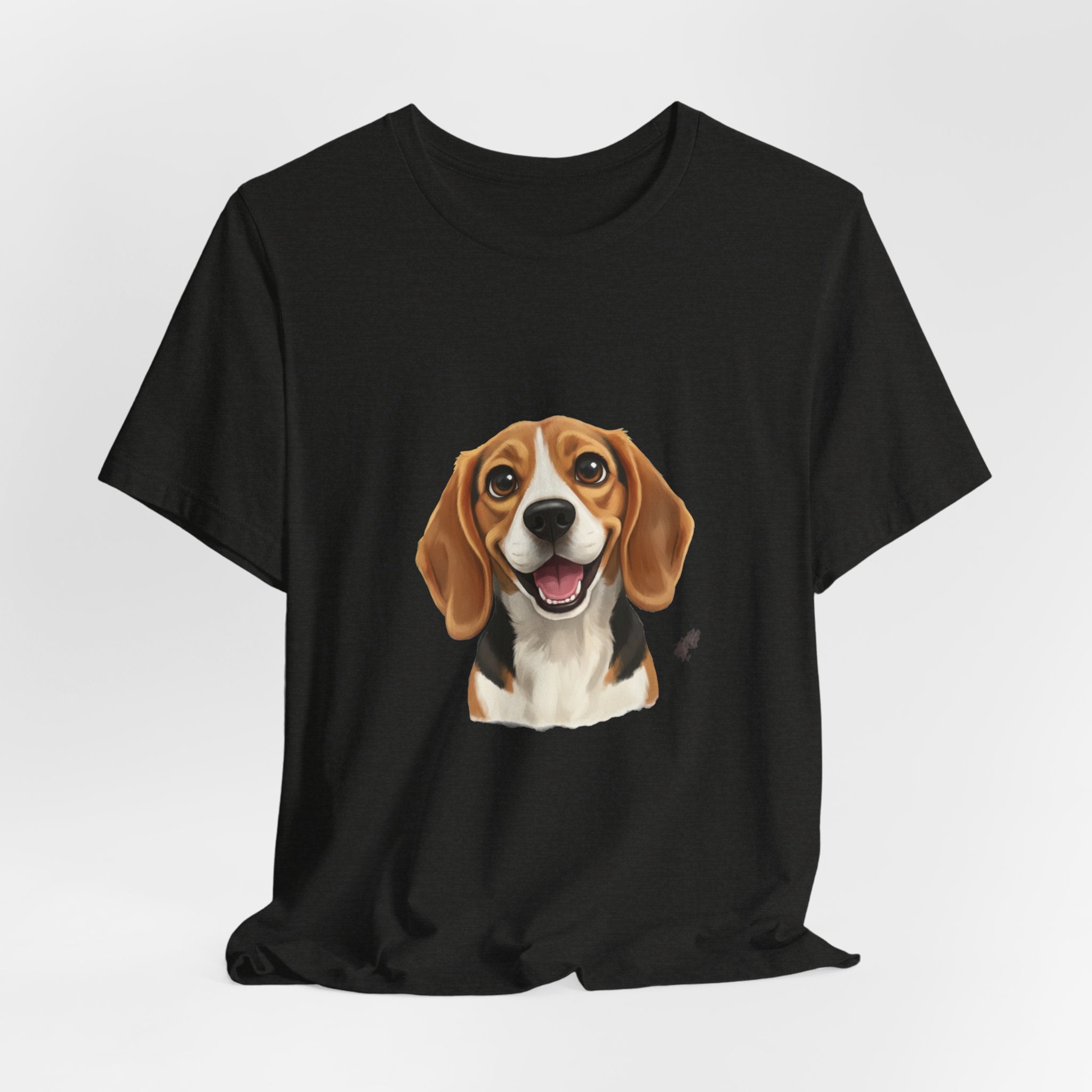 Beagle Portrait T‑Shirt — Cute Happy Dog Tee for Pet Lovers