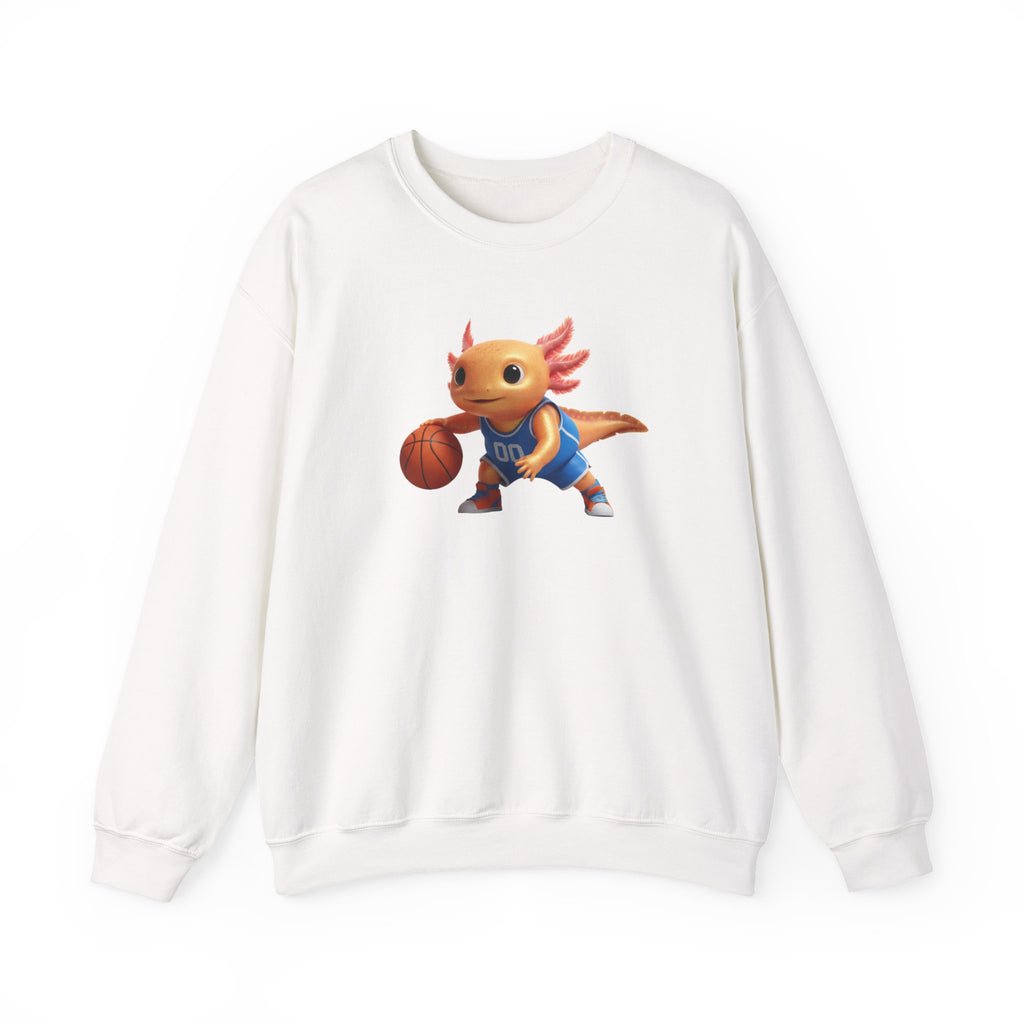 Axolotl Basketball Crewneck Sweatshirt
