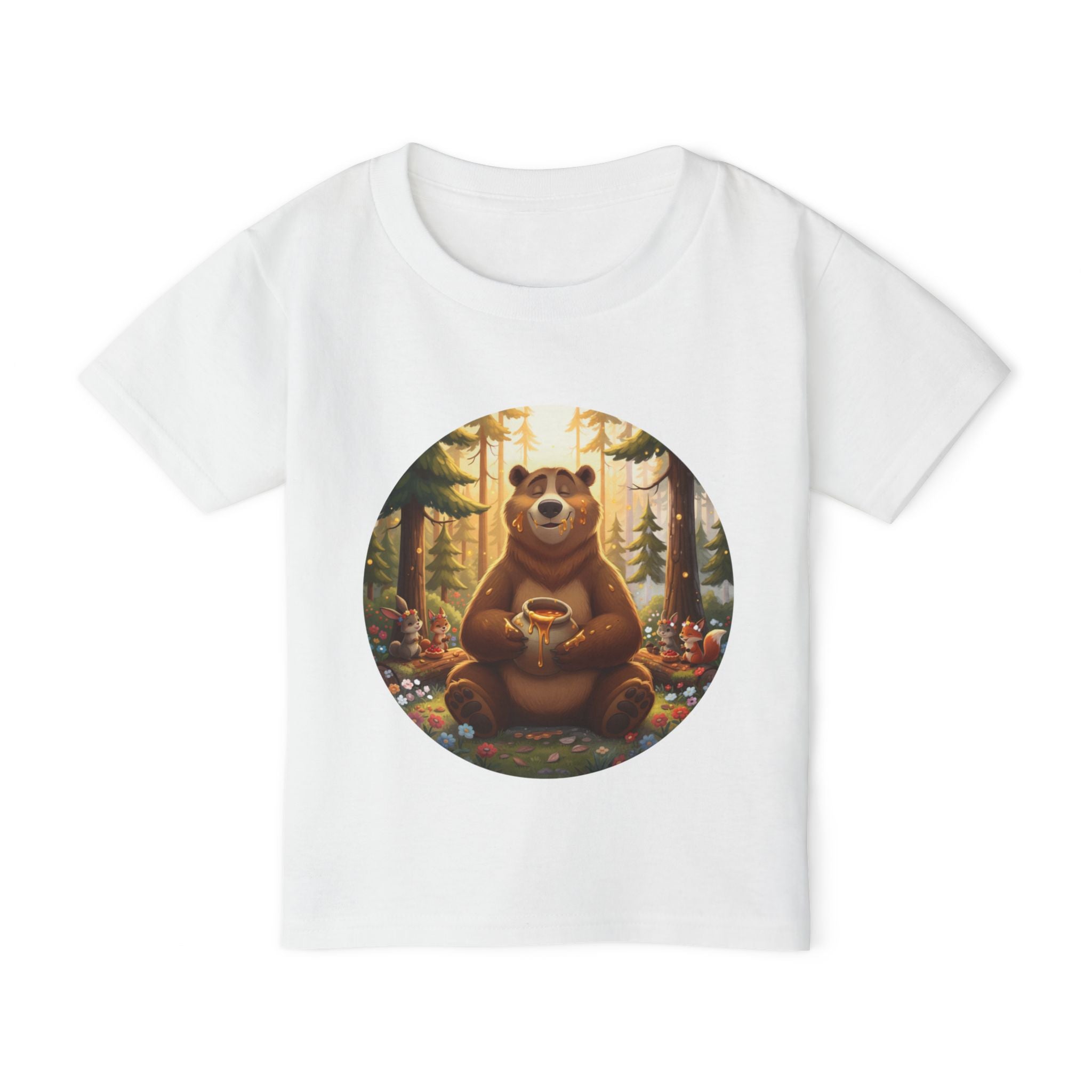 Hulabuloo — Bear — Forest Party Toddler T-Shirt