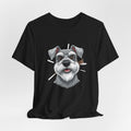 Schnauzer Face T‑Shirt — Cute Dog Portrait Tee for Schnauzer Lovers