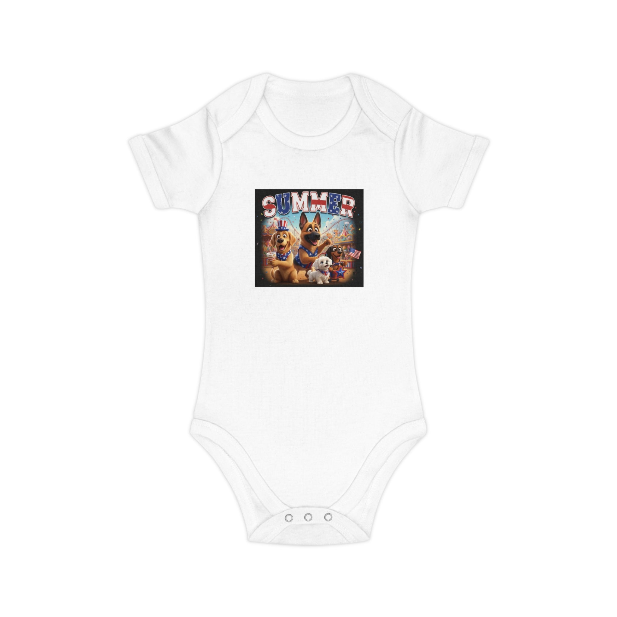 Pups — Summer — Baby Bodysuit