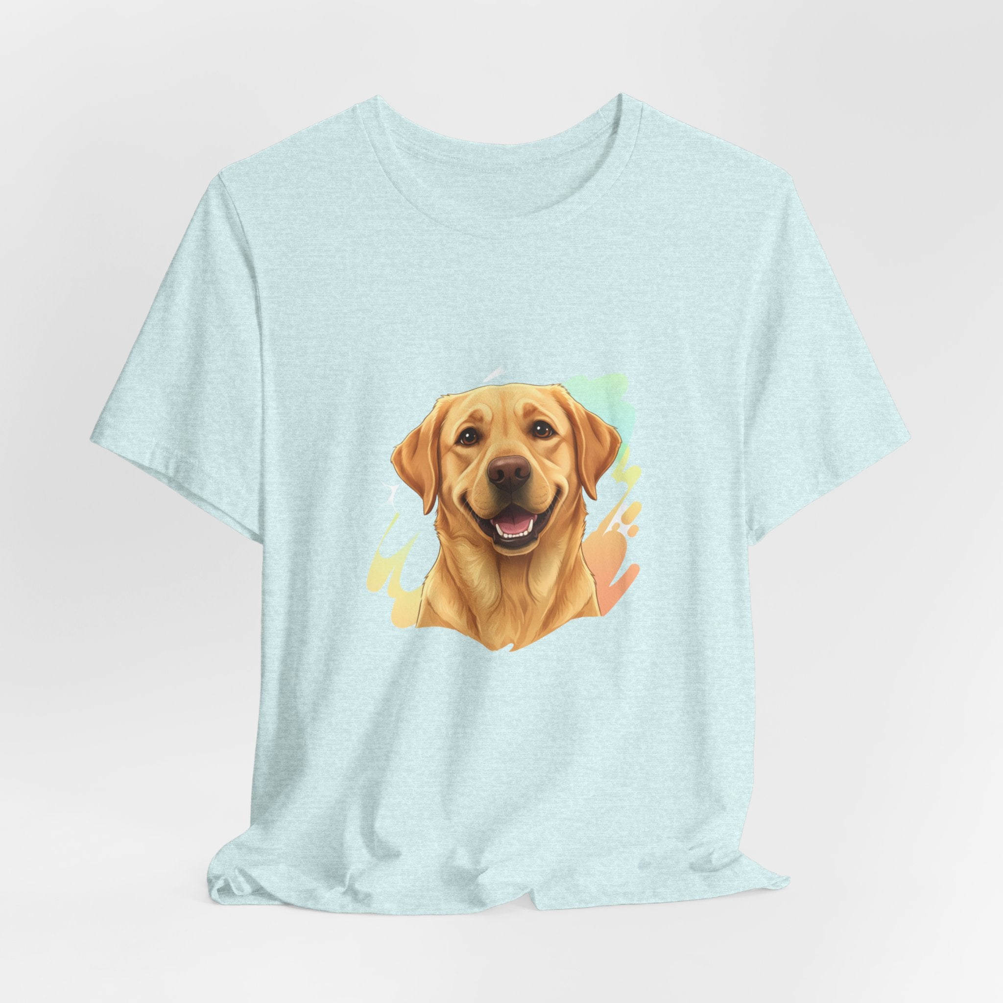 Labrador Retriever Portrait T-Shirt — Cute Dog Face Tee for Pet Lovers