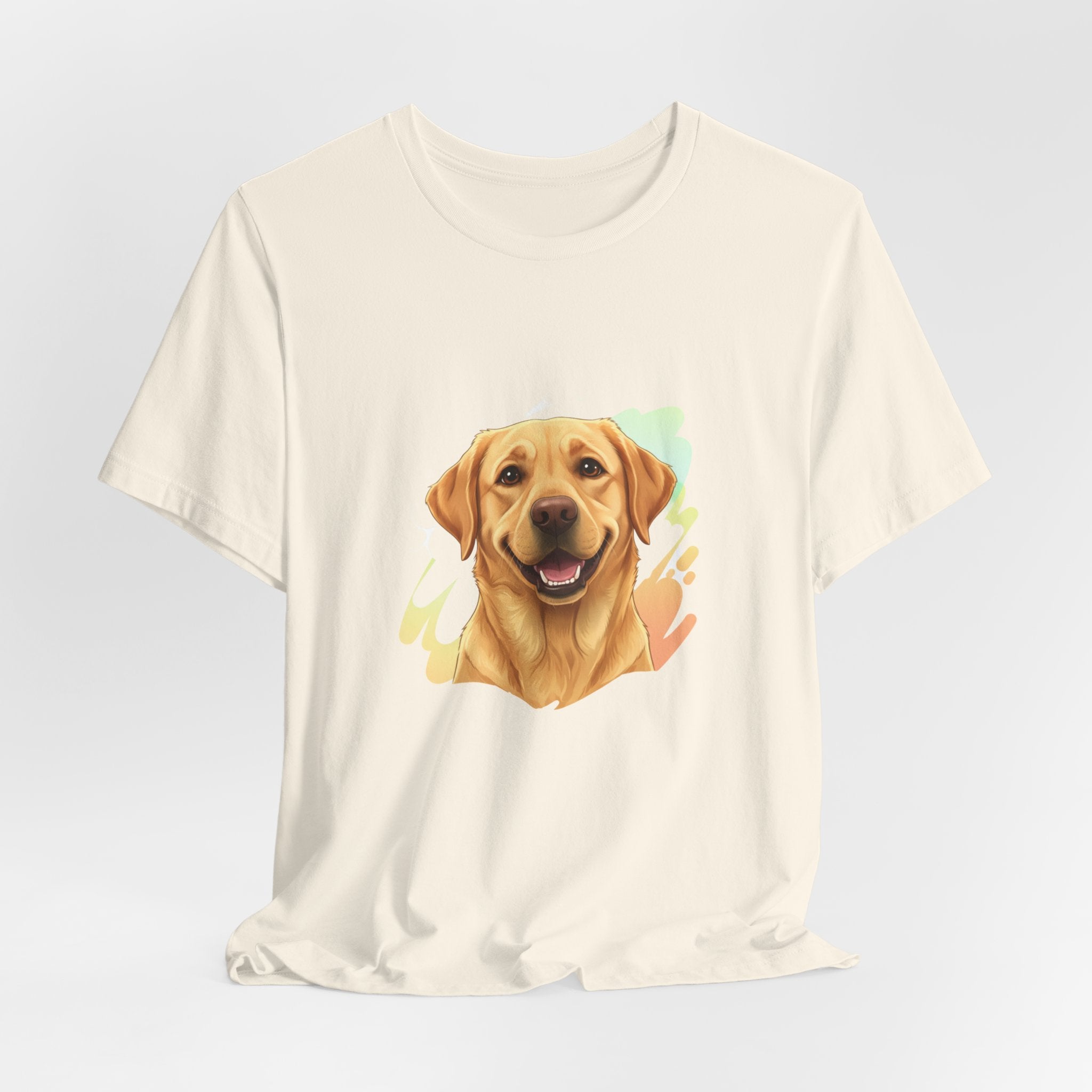 Labrador Retriever Portrait T-Shirt — Cute Dog Face Tee for Pet Lovers