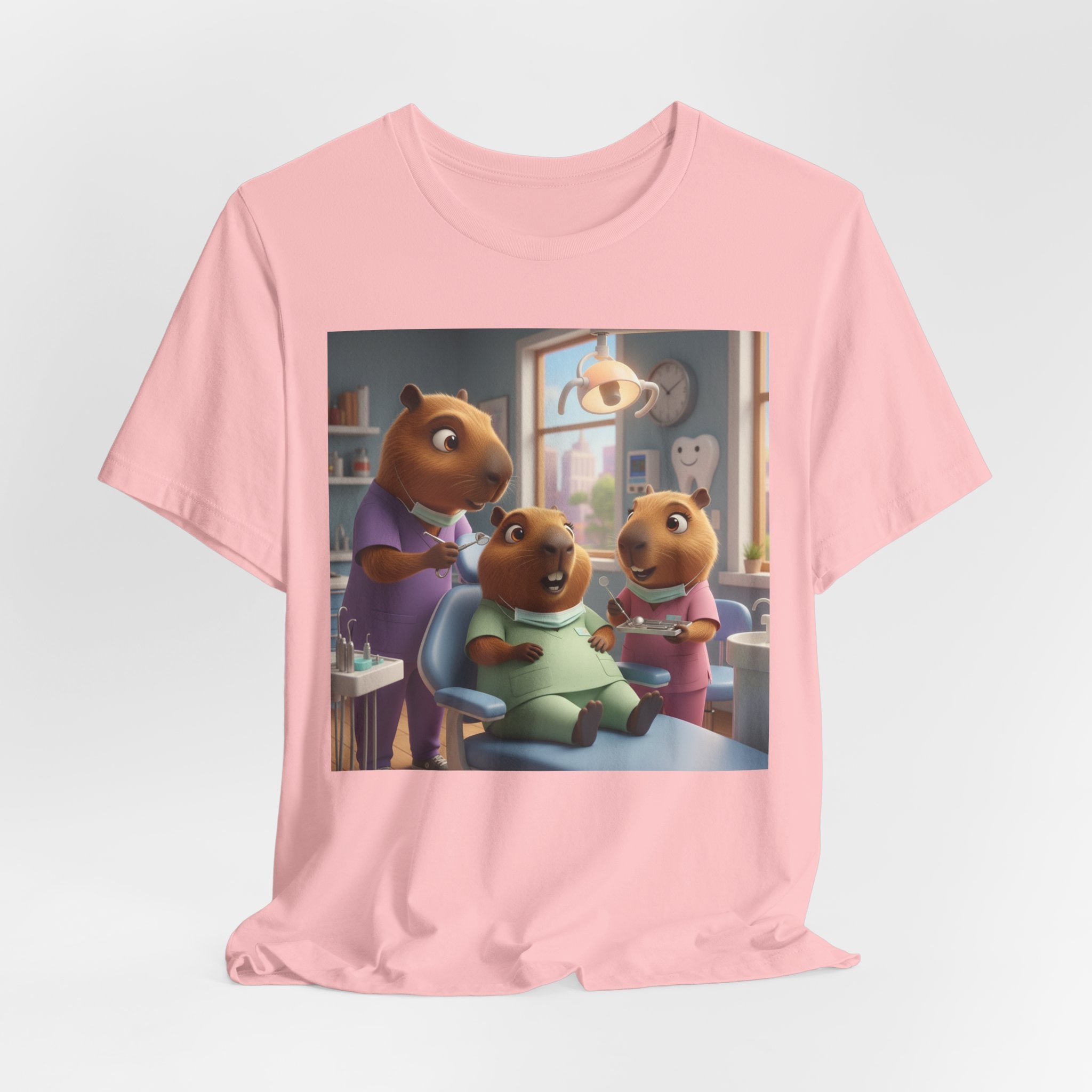 Capybara Dentist Scene T‑Shirt