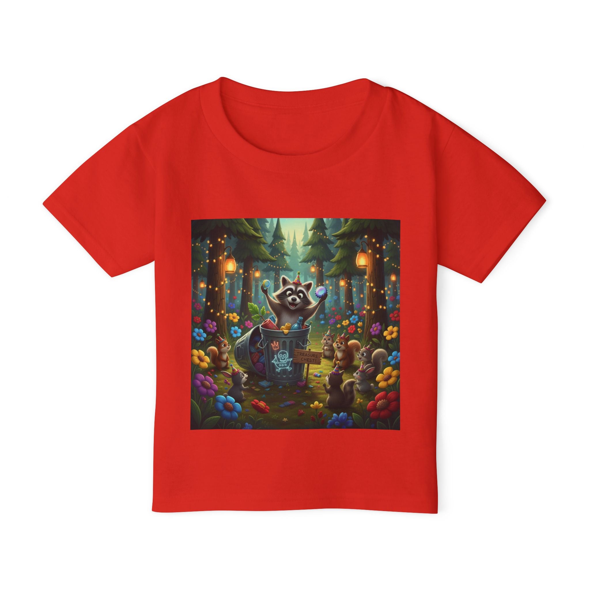 Hulabuloo — Raccoon — Forest Party Toddler T-Shirt