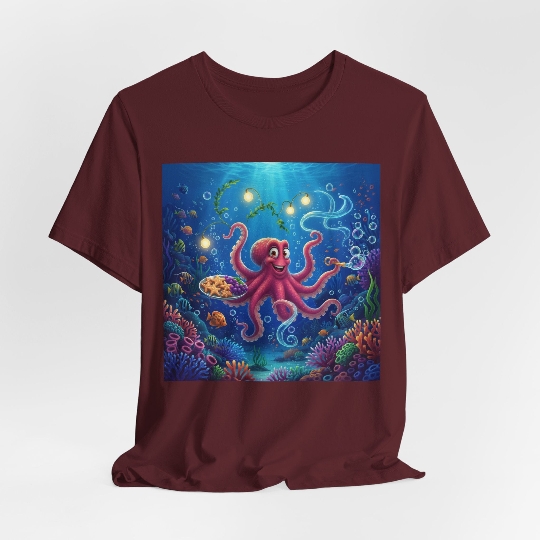 Octopus Ocean Tee — Colorful Underwater Sea Life T-Shirt