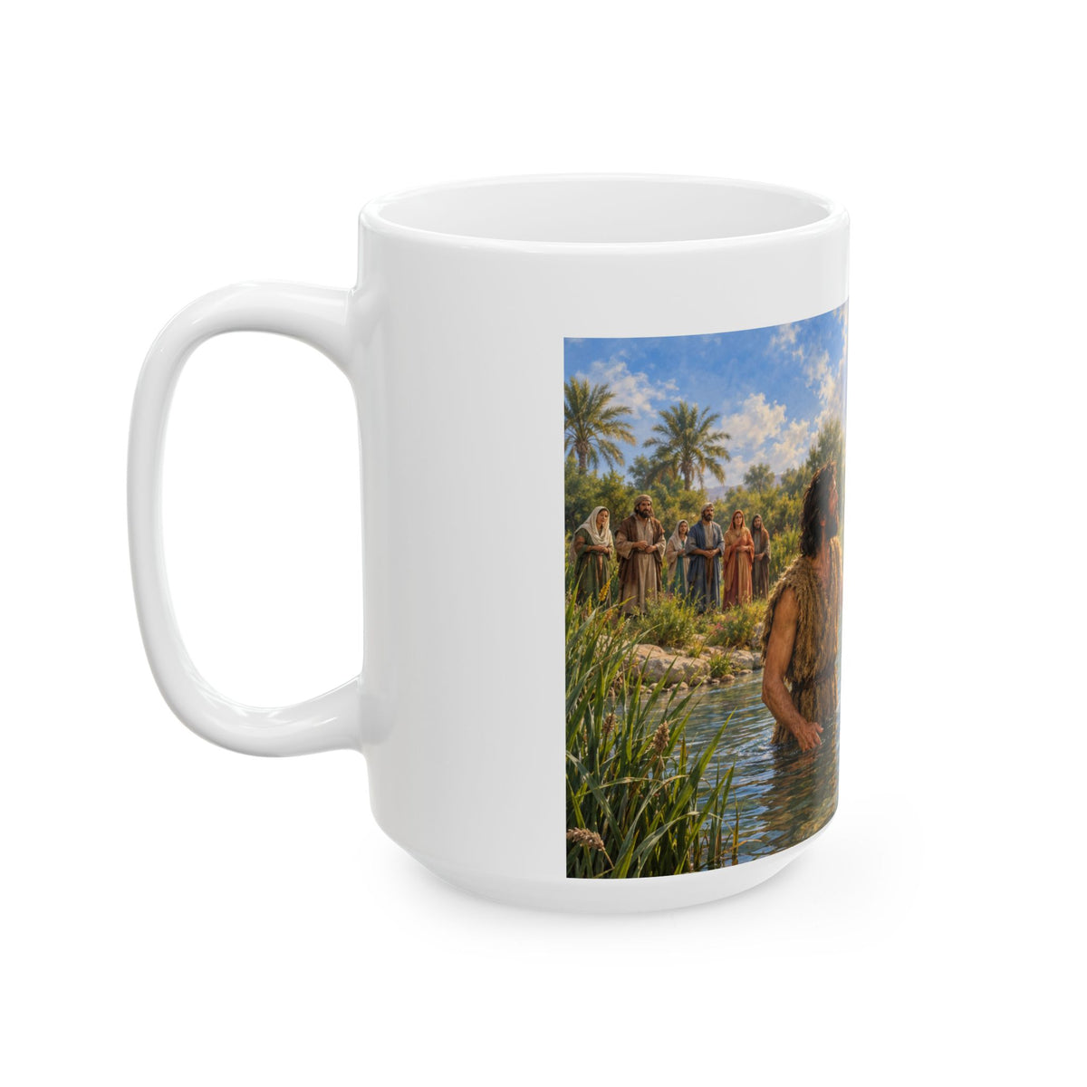 Hulabuloo — Baptism of Jesus — Bible Ceramic Mug