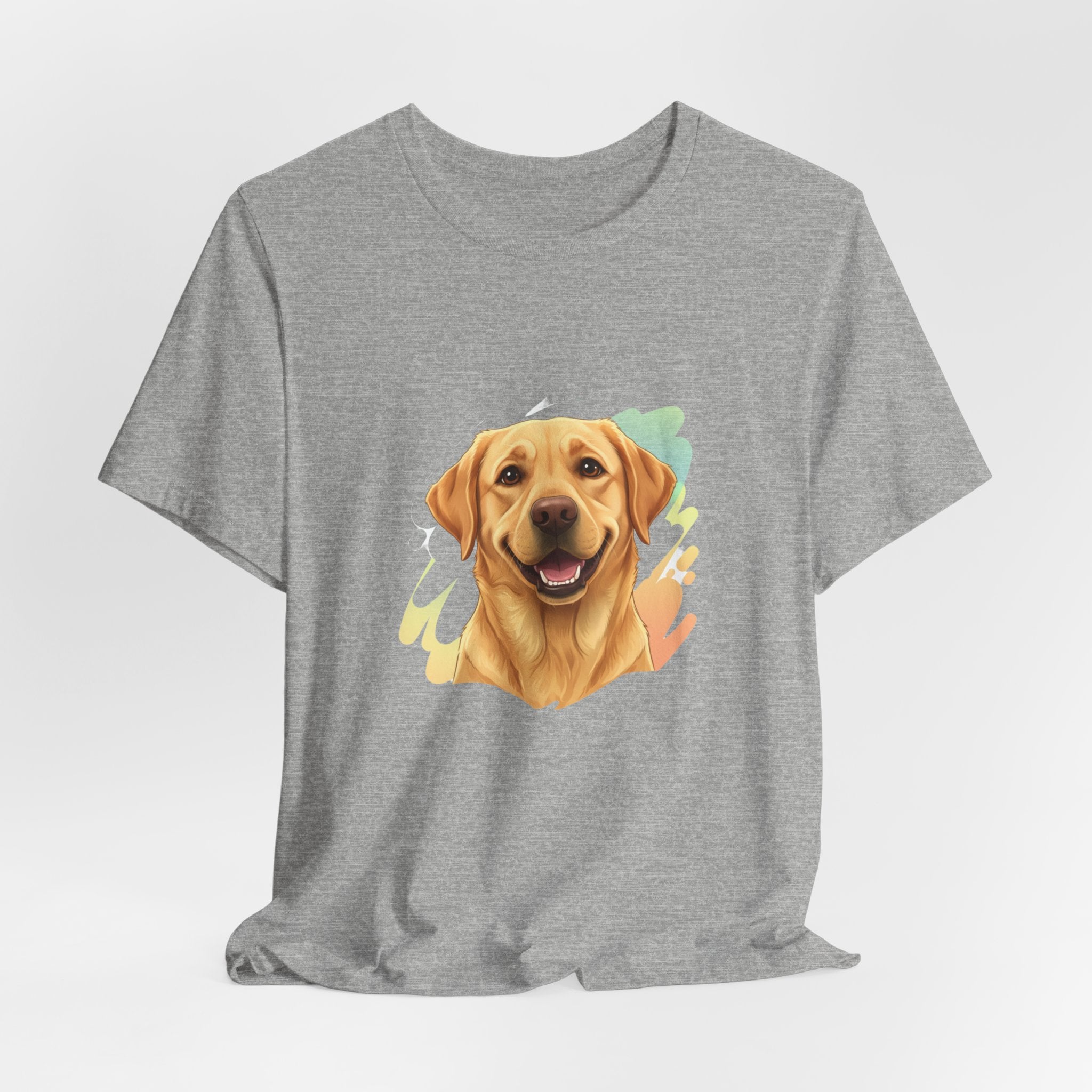 Labrador Retriever Portrait T-Shirt — Cute Dog Face Tee for Pet Lovers