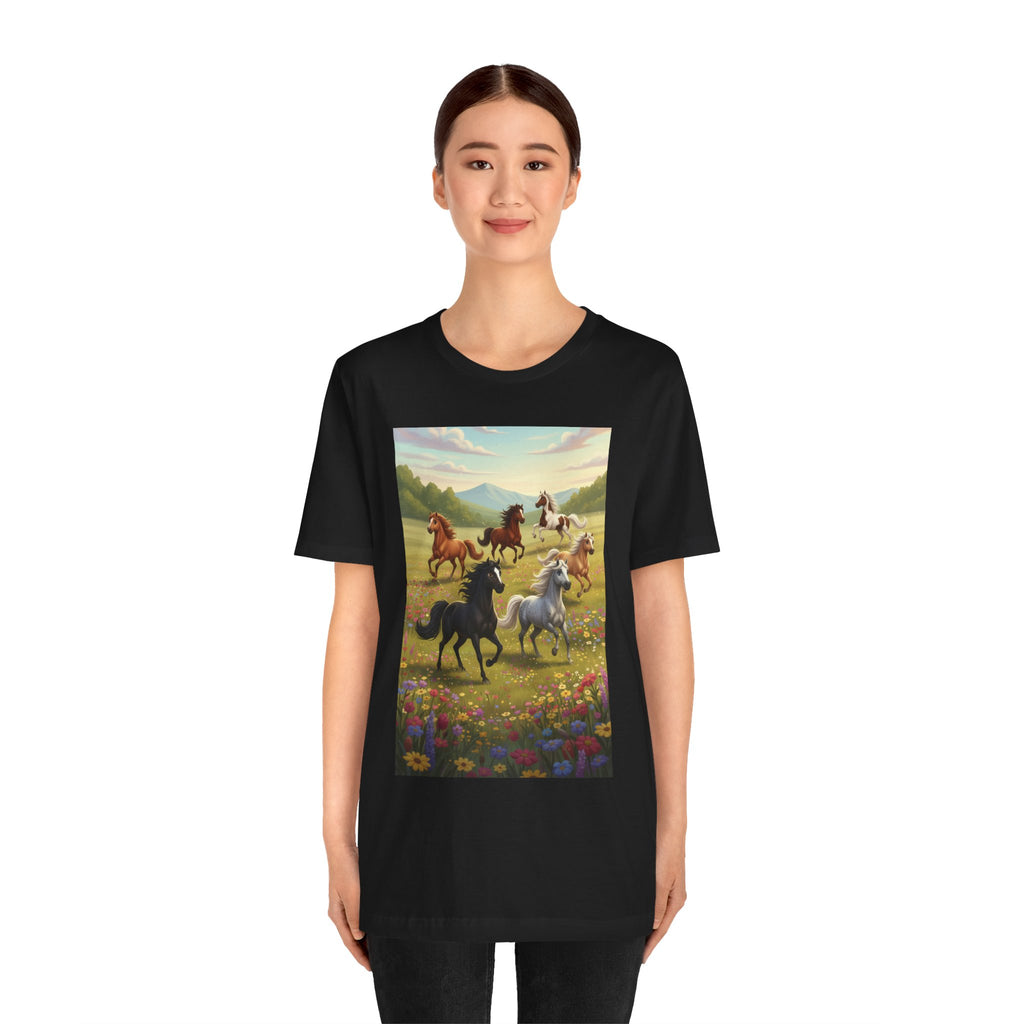 Horse — Kiger Mustang — Meadow Herd — T-Shirt