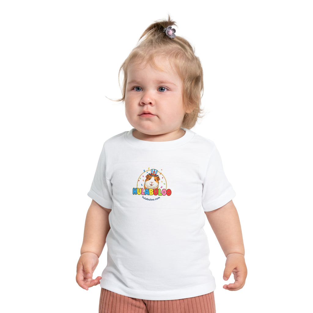 Baby T-Shirt — Colorful Cute 'HULABULOO' Chester Graphic Tee