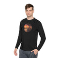 Sunset Porch Long Sleeve Tee — Coastal Beach Vibes Sunset Circle Graphic
