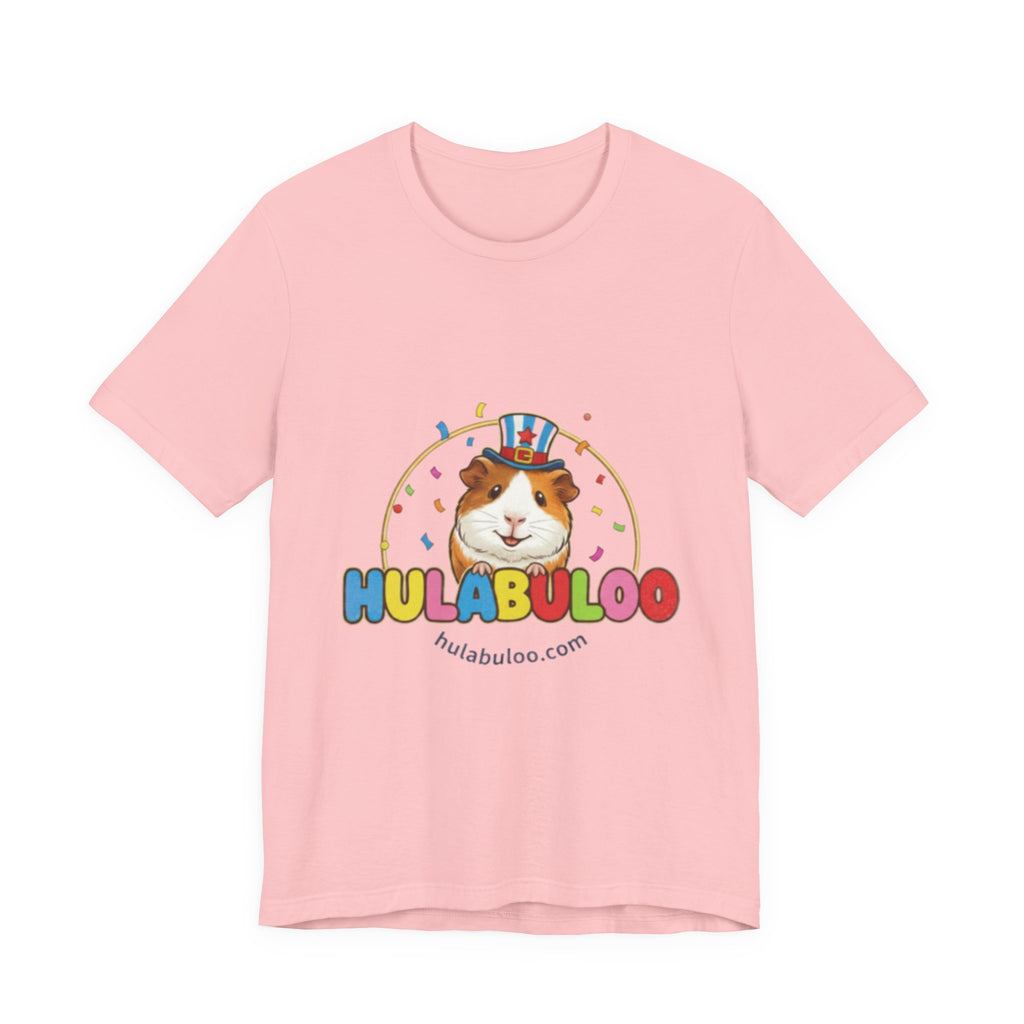 Guinea Pig Logo Tee — Hulabuloo Cute Pet Graphic T-Shirt