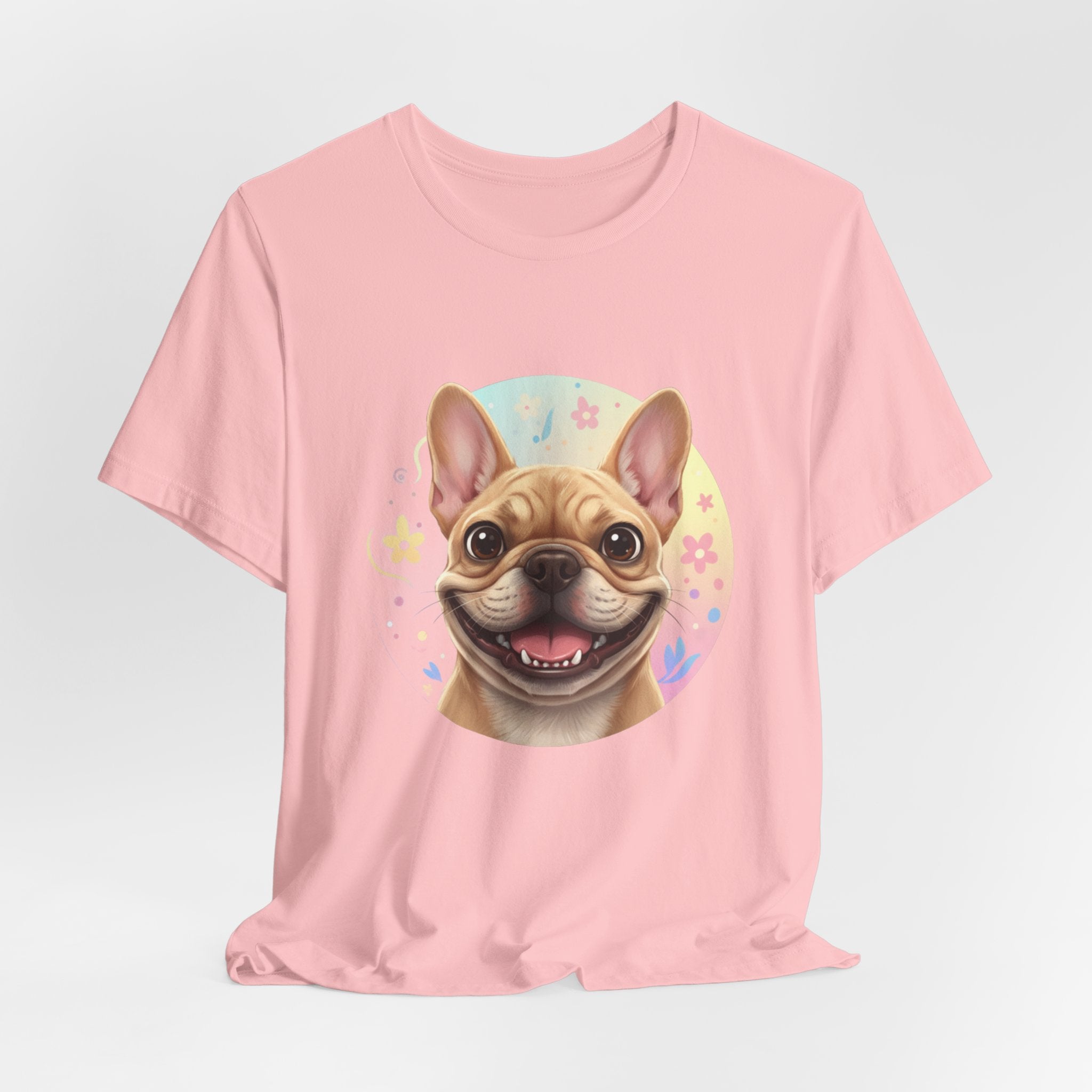 French Bulldog Smile T-Shirt — Cute Happy Dog Graphic Tee
