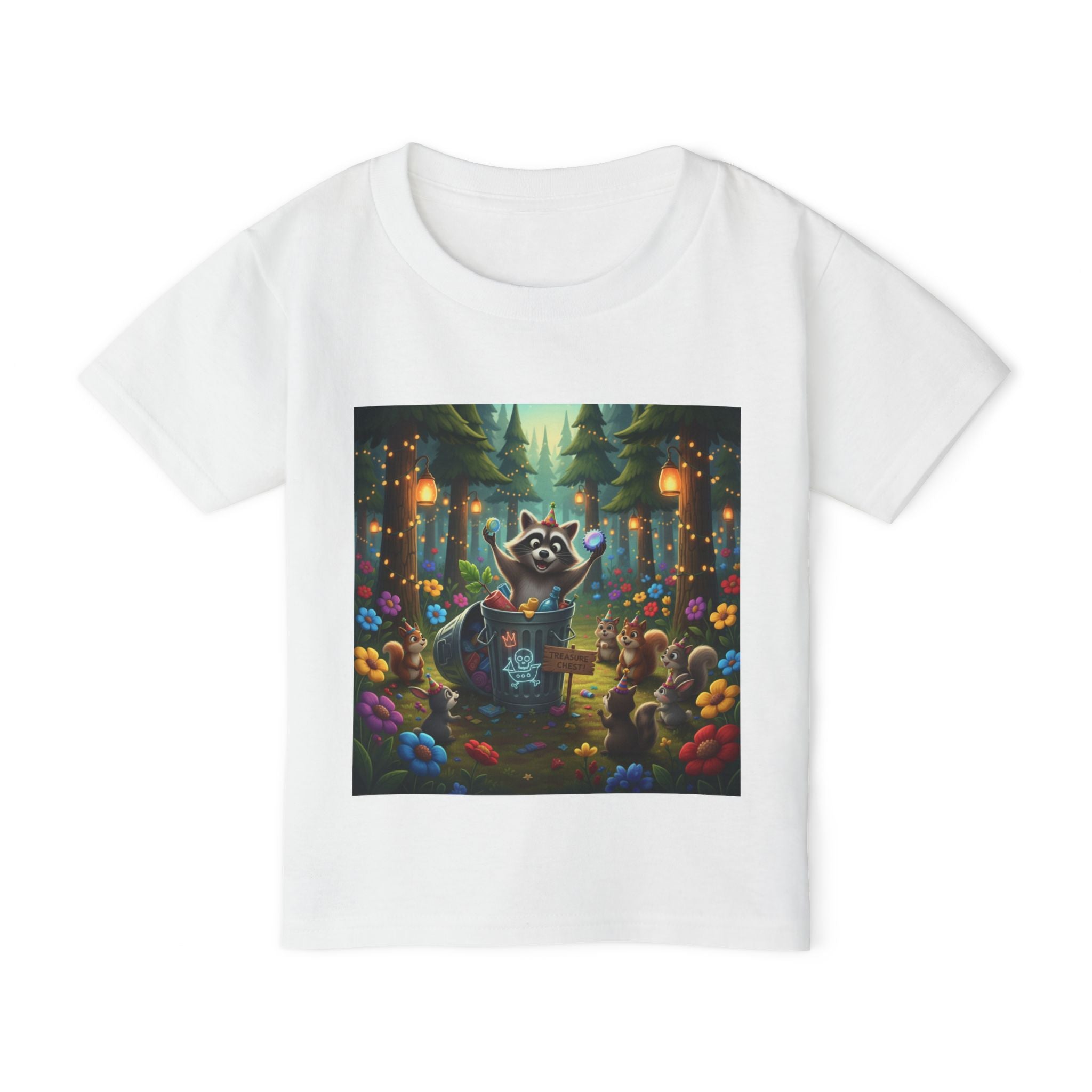 Hulabuloo — Raccoon — Forest Party Toddler T-Shirt