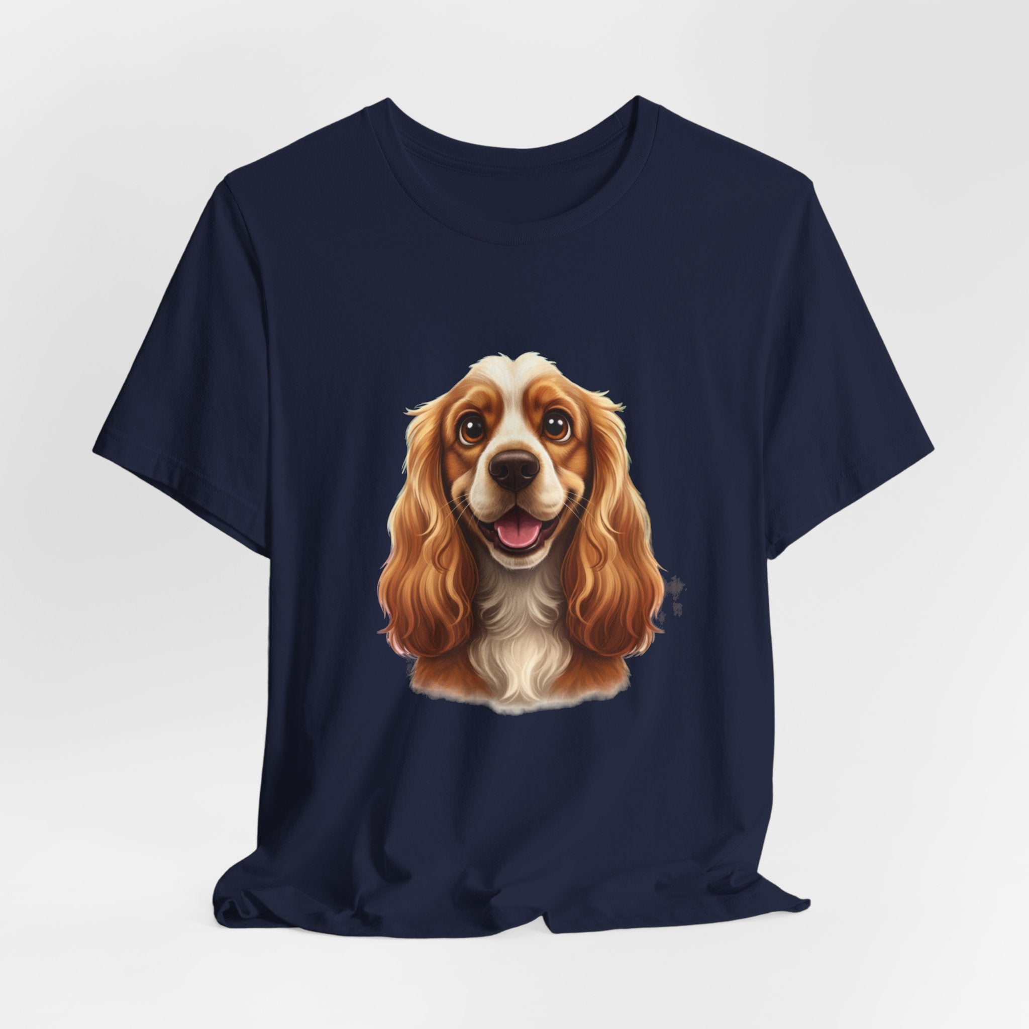 Cavalier King Charles Spaniel Portrait Tee - Cute Dog Lover T-Shirt