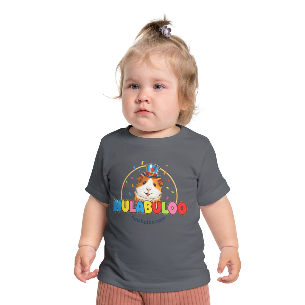 Baby T-Shirt — Colorful Cute 'HULABULOO' Chester Graphic Tee