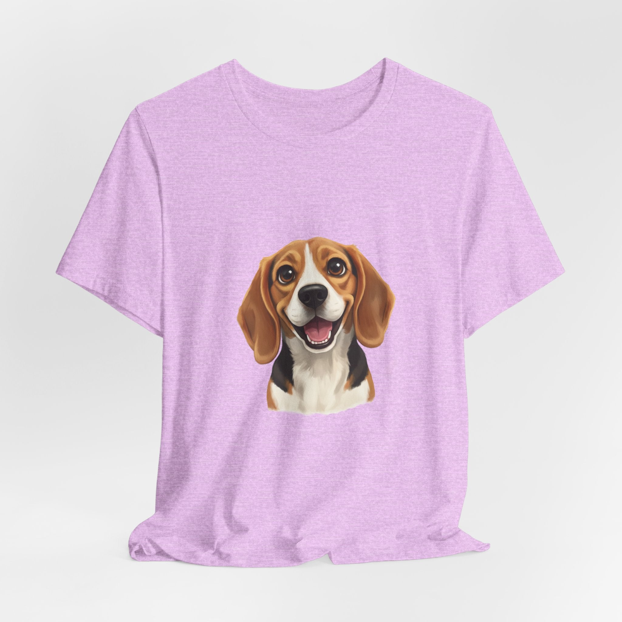 Beagle Portrait T‑Shirt — Cute Happy Dog Tee for Pet Lovers