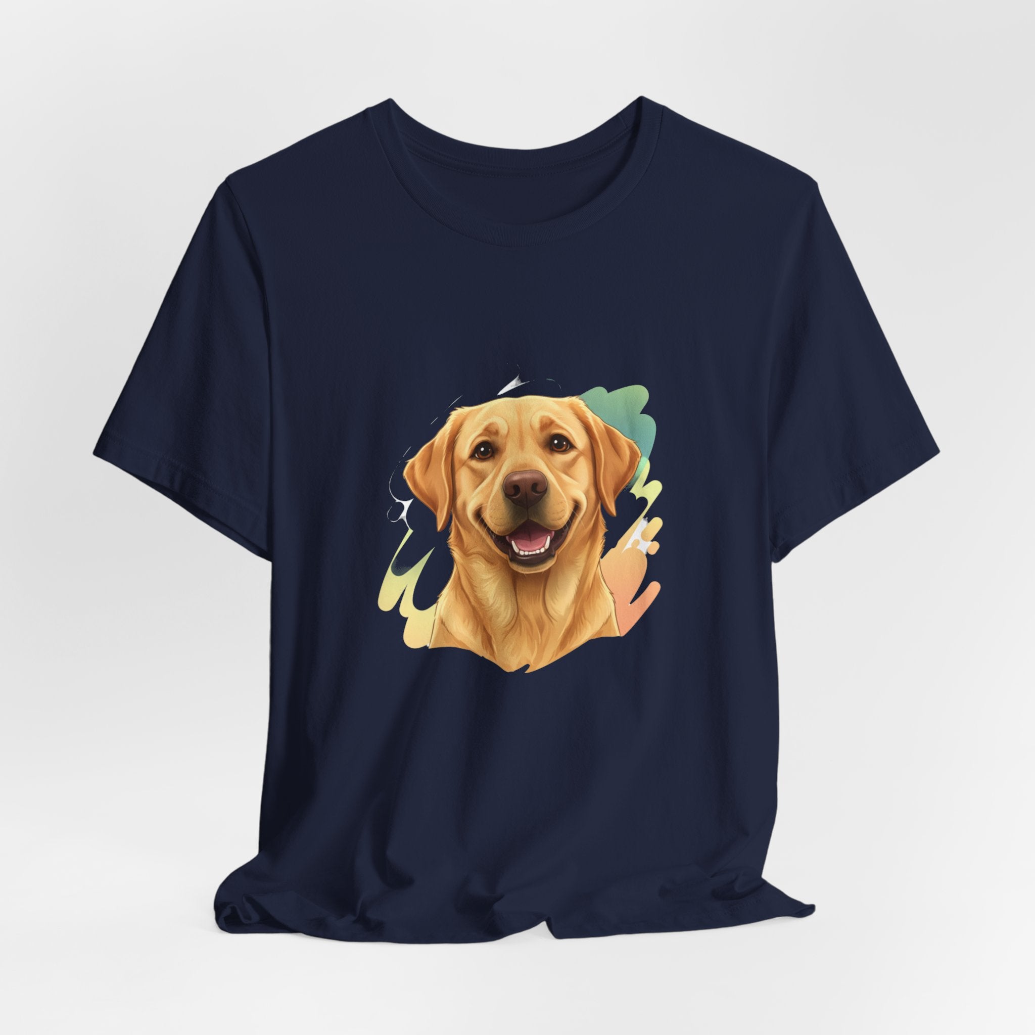 Labrador Retriever Portrait T-Shirt — Cute Dog Face Tee for Pet Lovers