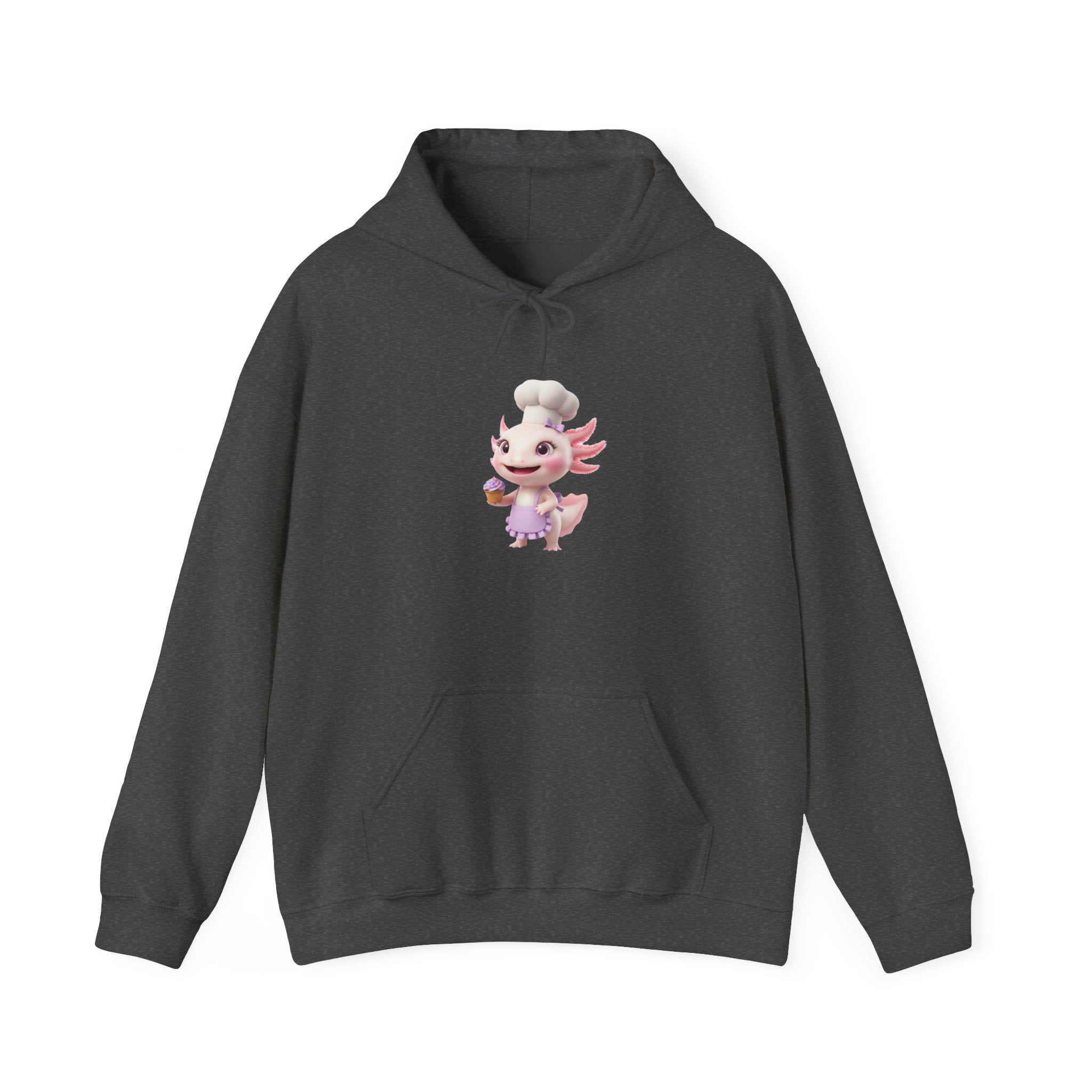 Axolotl  Chef GirlHoodie – Adorable Axolotl Graphic Sweatshirt