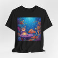 Undersea Coral Reef Fish Tee — Colorful Ocean Scene T-Shirt