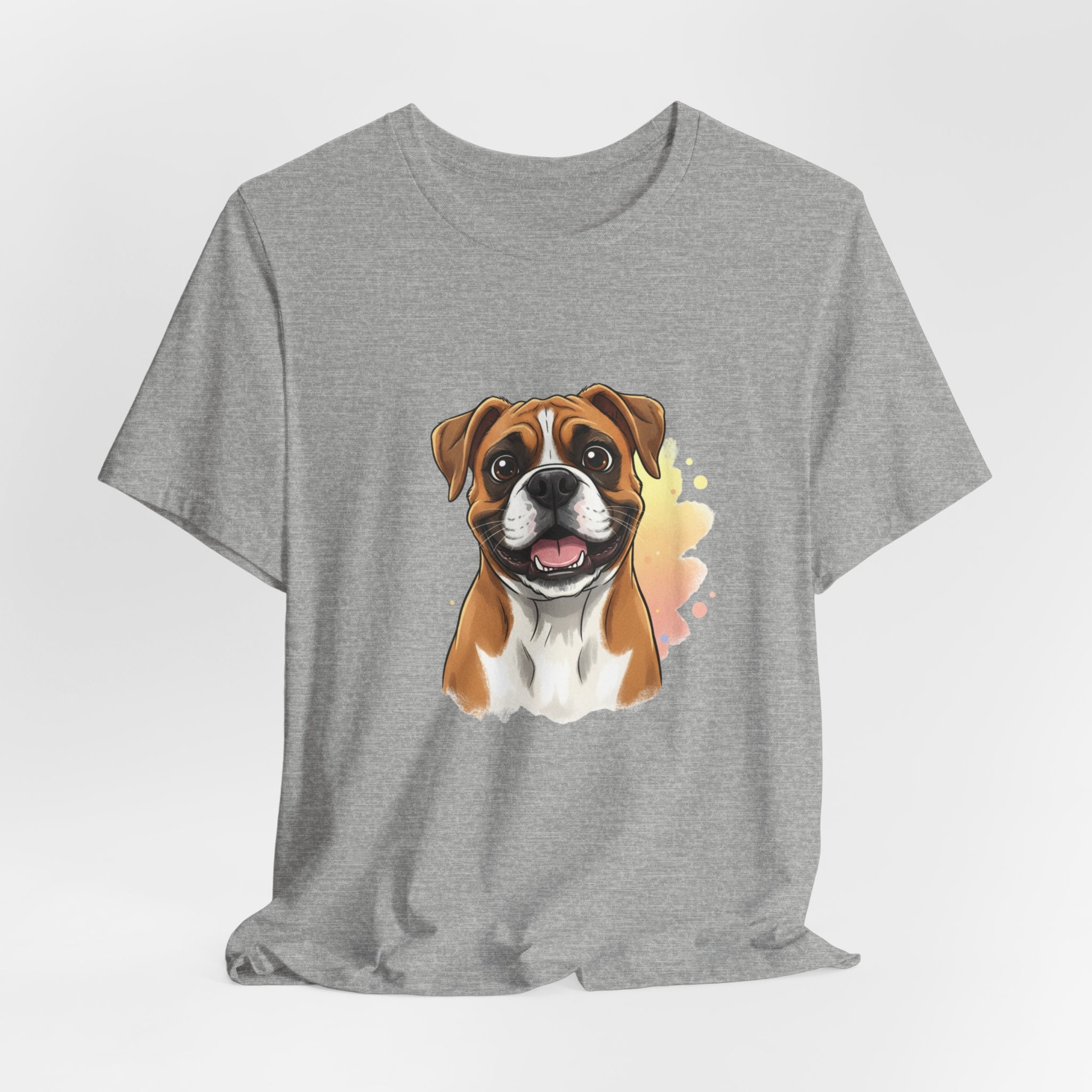 Boxer Dog T-Shirt — Cute Happy Boxer Portrait Tee